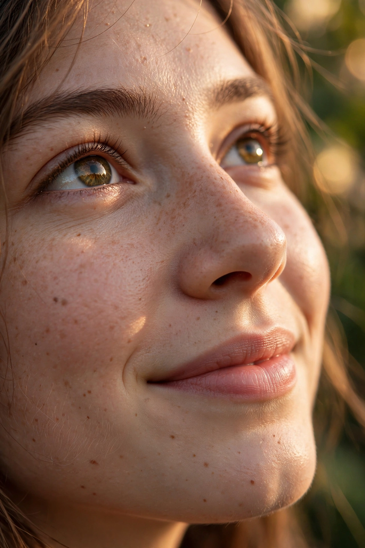Extreme Macro Close-Up Portrait Prompt