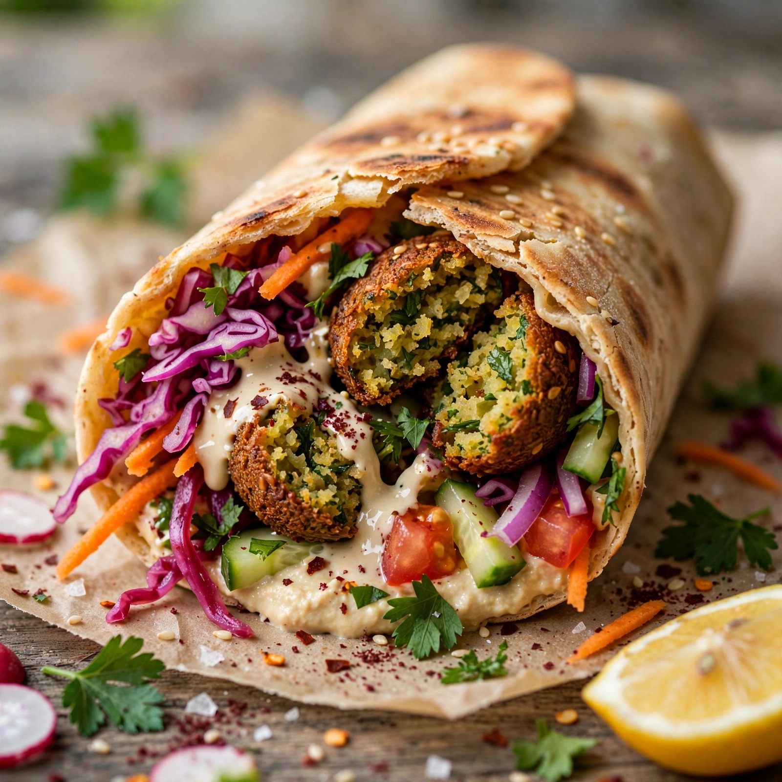 Falafel Wrap Crunch