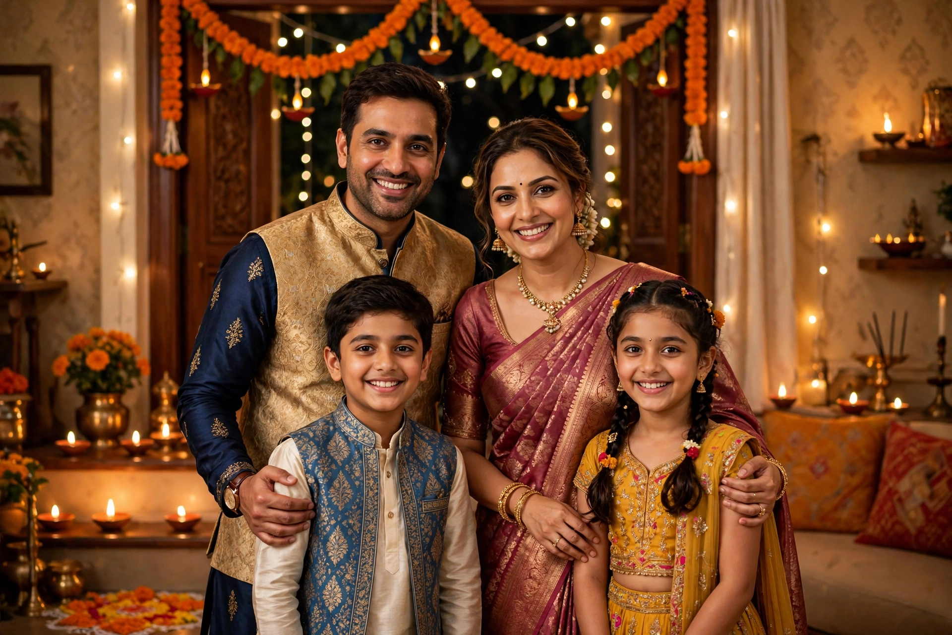 Family Diwali Outfit