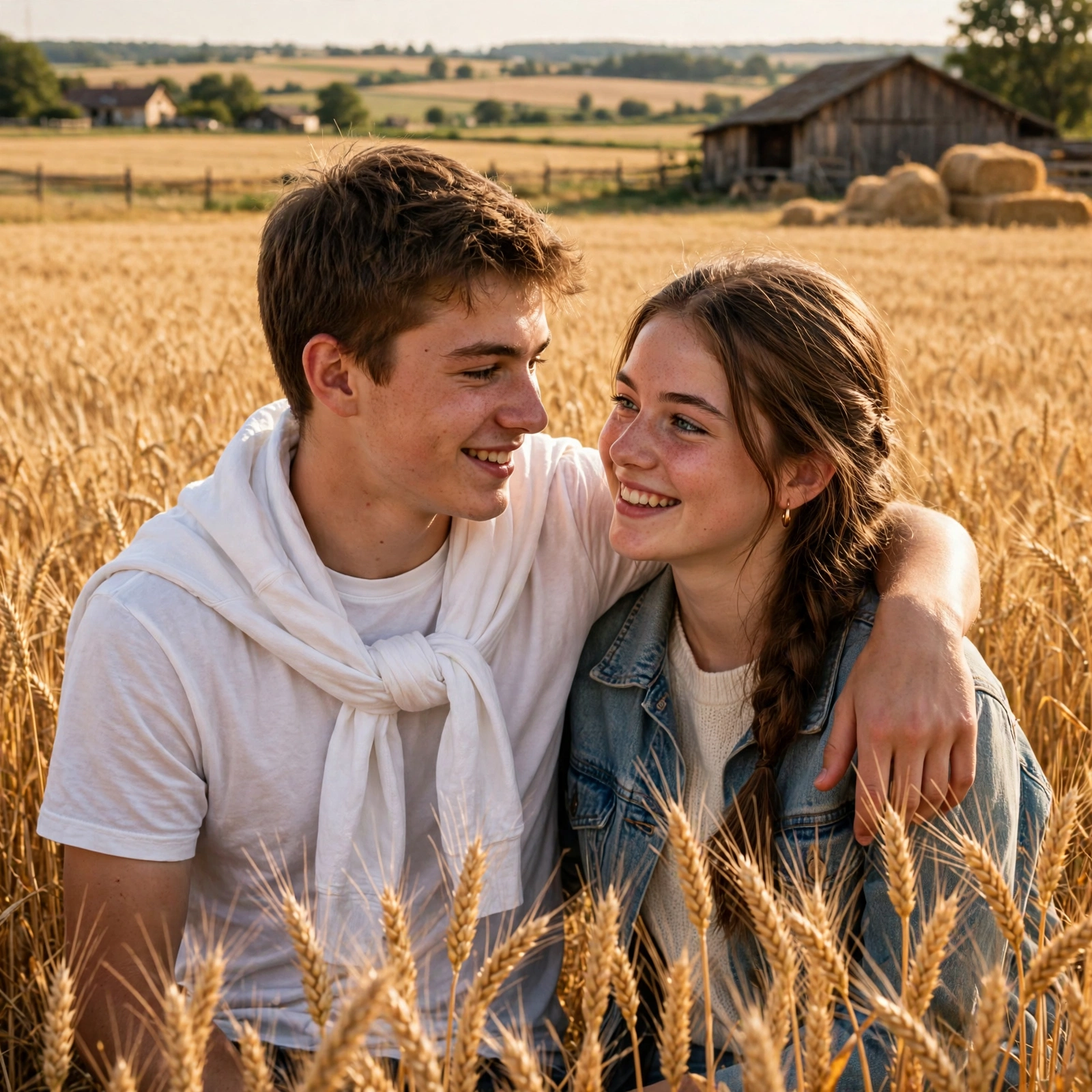 Farm Couple Harvest