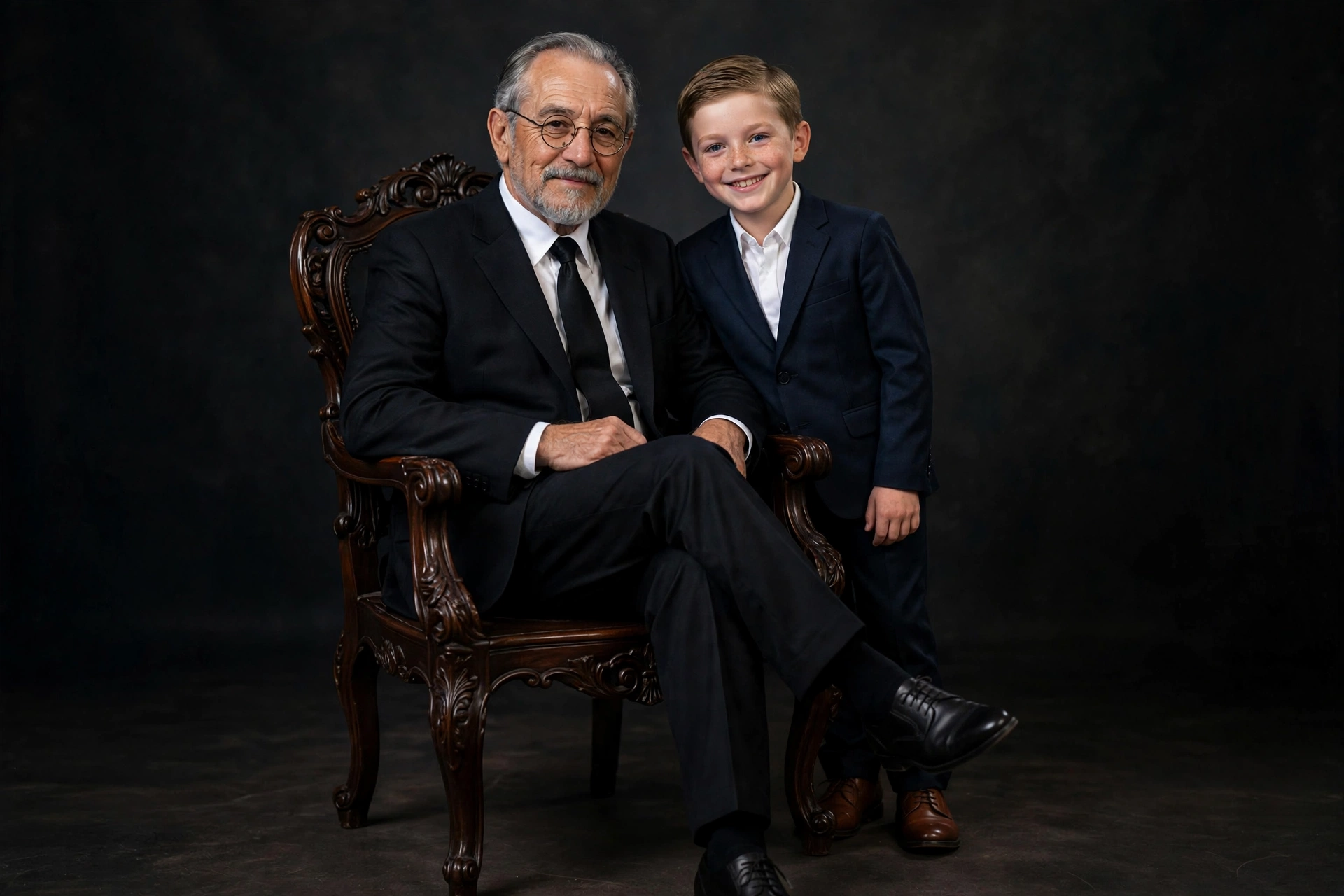 Father Son Ambedkar Portrait