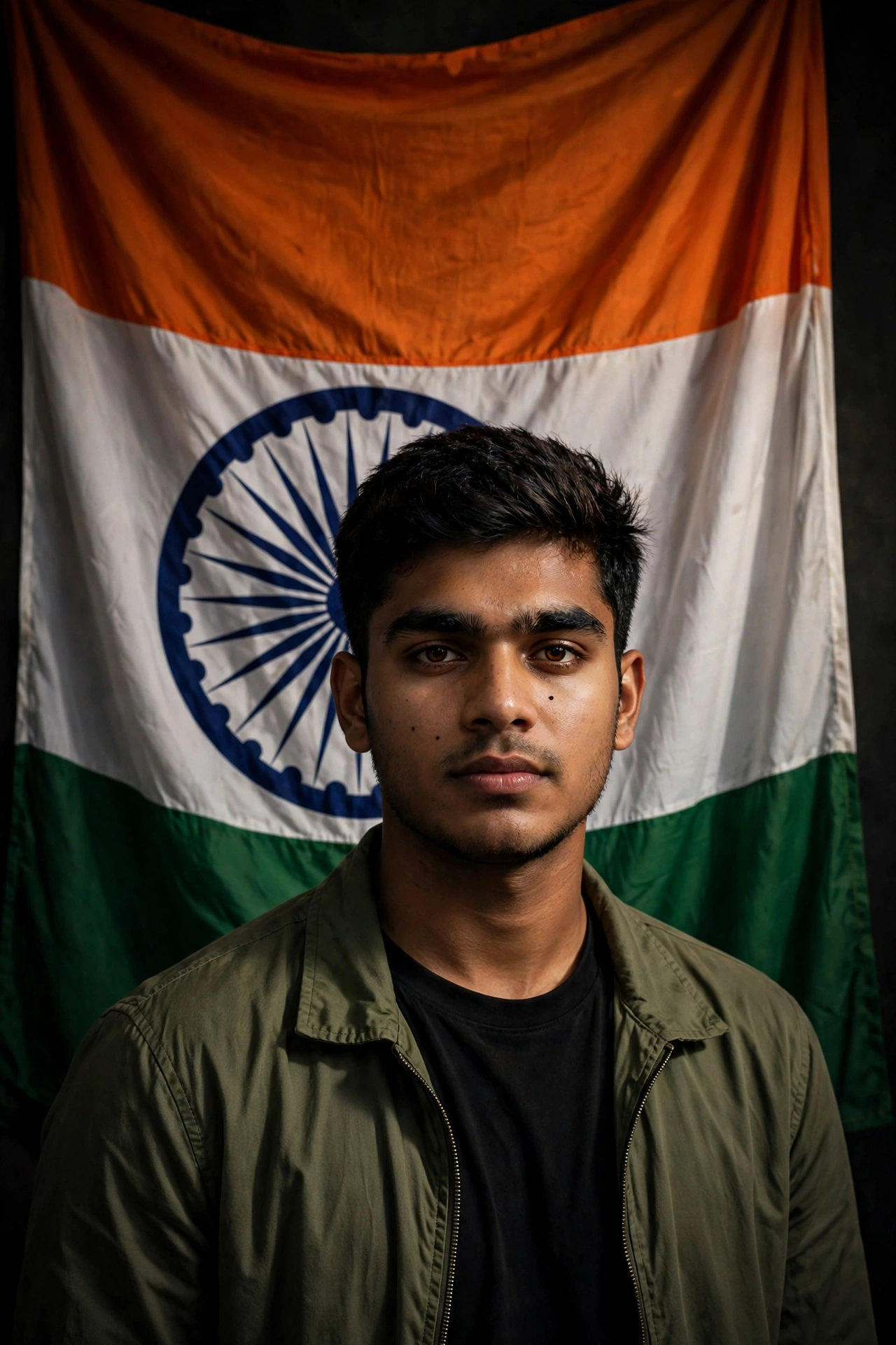 Flag Backdrop Portrait