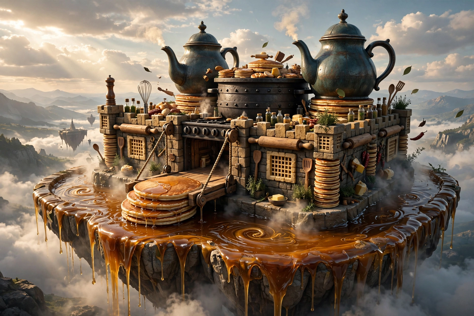 Floating Castle Kitchen
