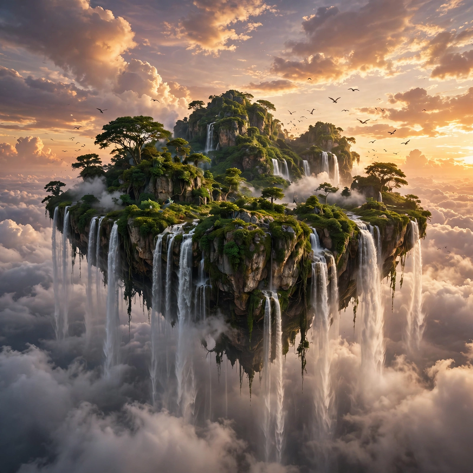 Floating Island Sunset
