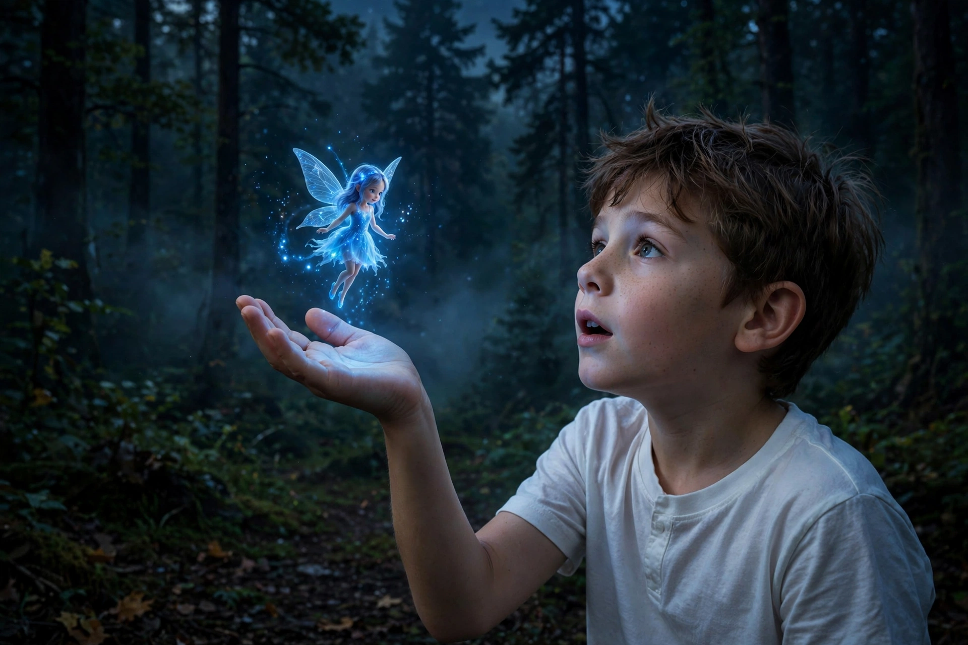 Flying Fairy Video Effect Prompt