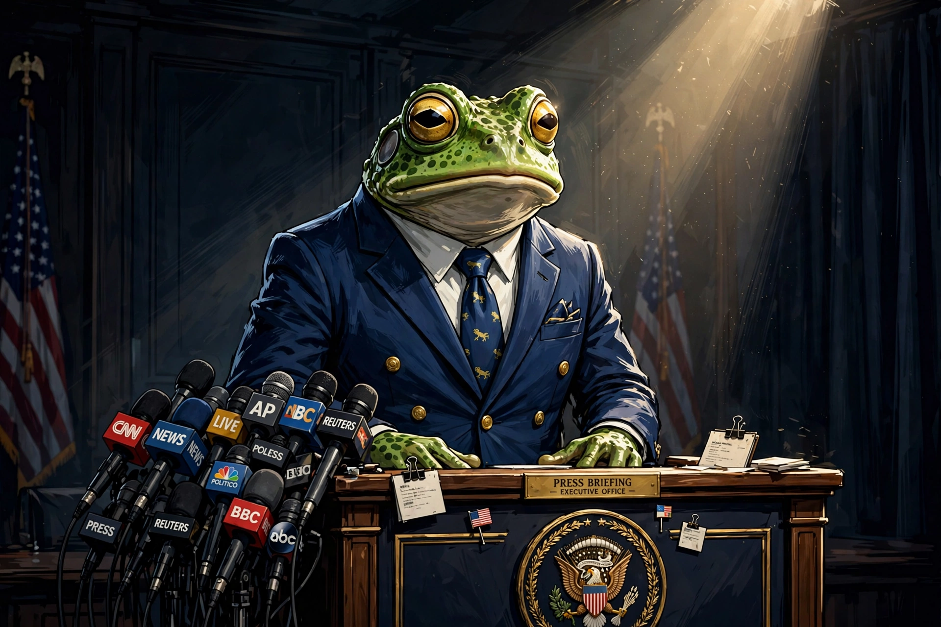Frog Meme President