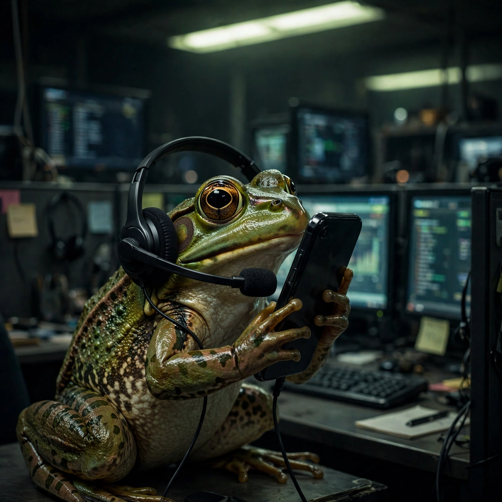Frog Phone Scammer