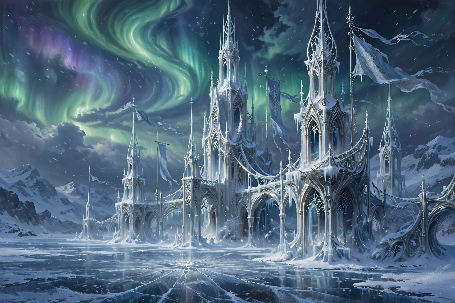 Frostbound Elven Spires