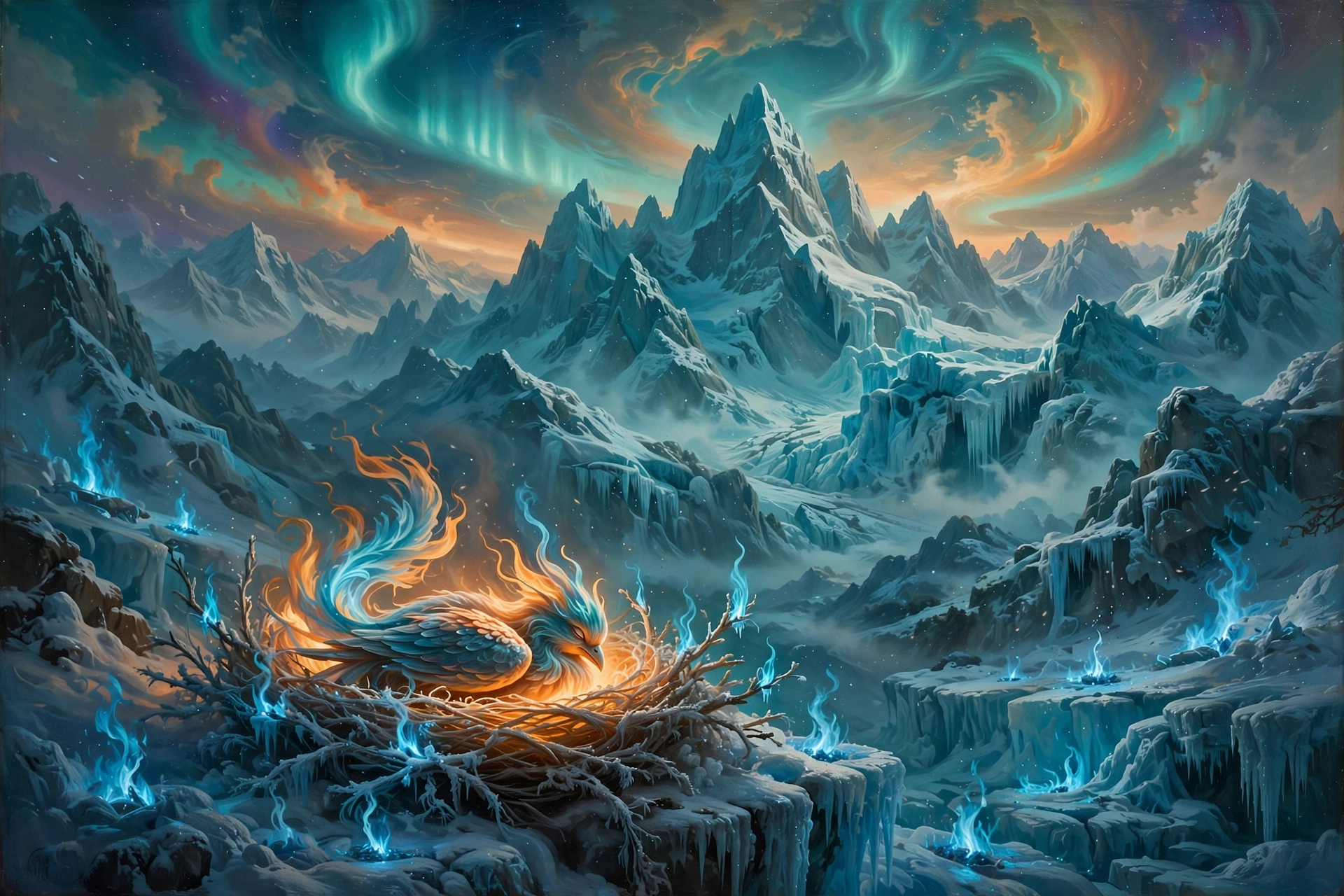 Frostfire Aurora Peaks