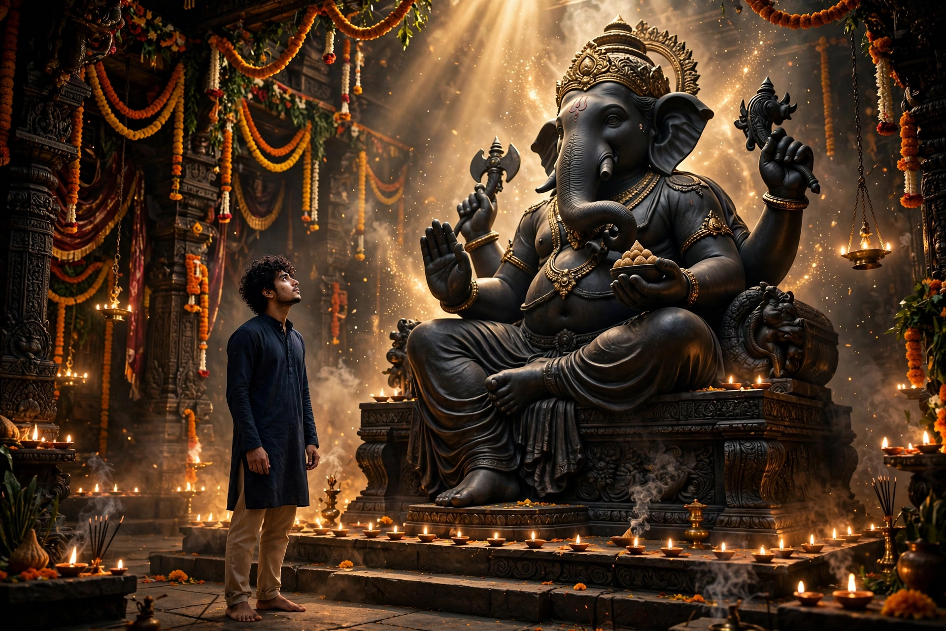 Ganpati Bappa Devotional VFX Video