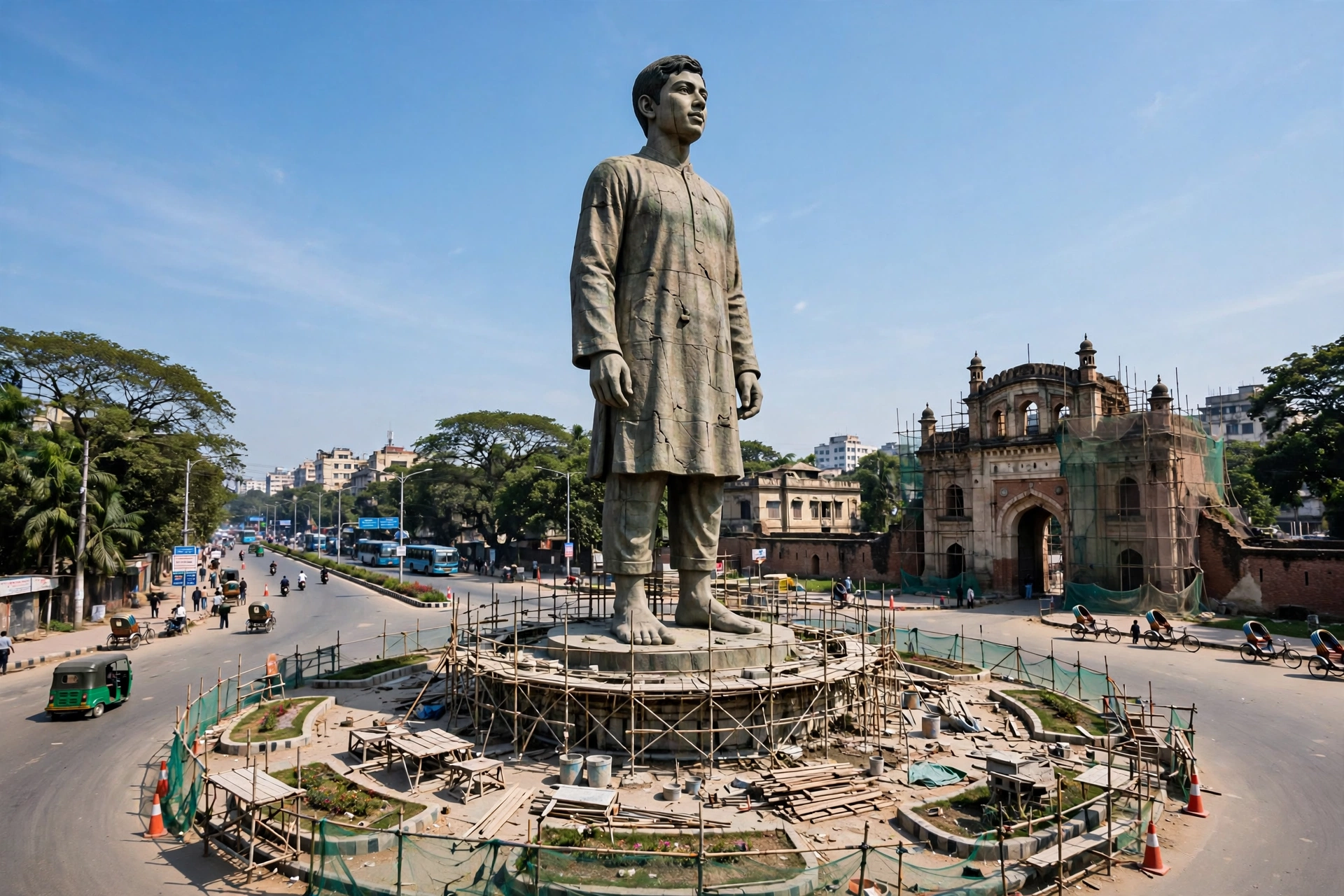 Giant Statue Construction