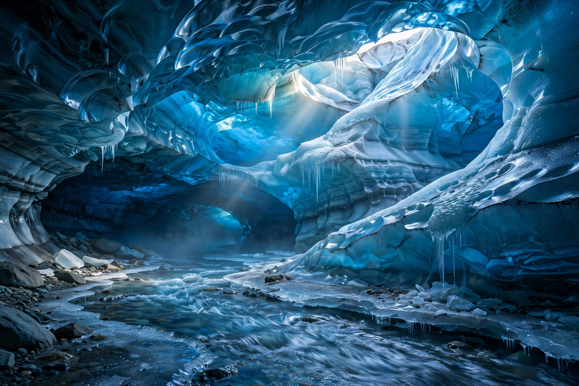 Glacier Cave Glow