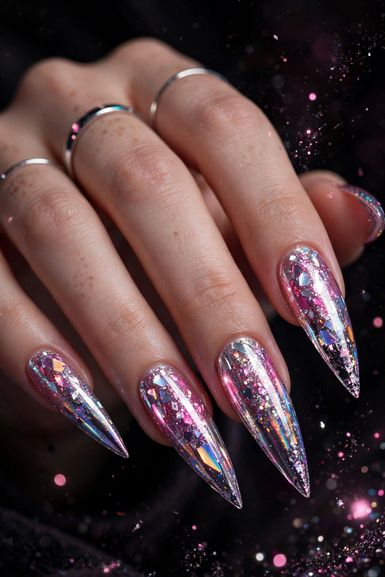 Glitter Nail Art