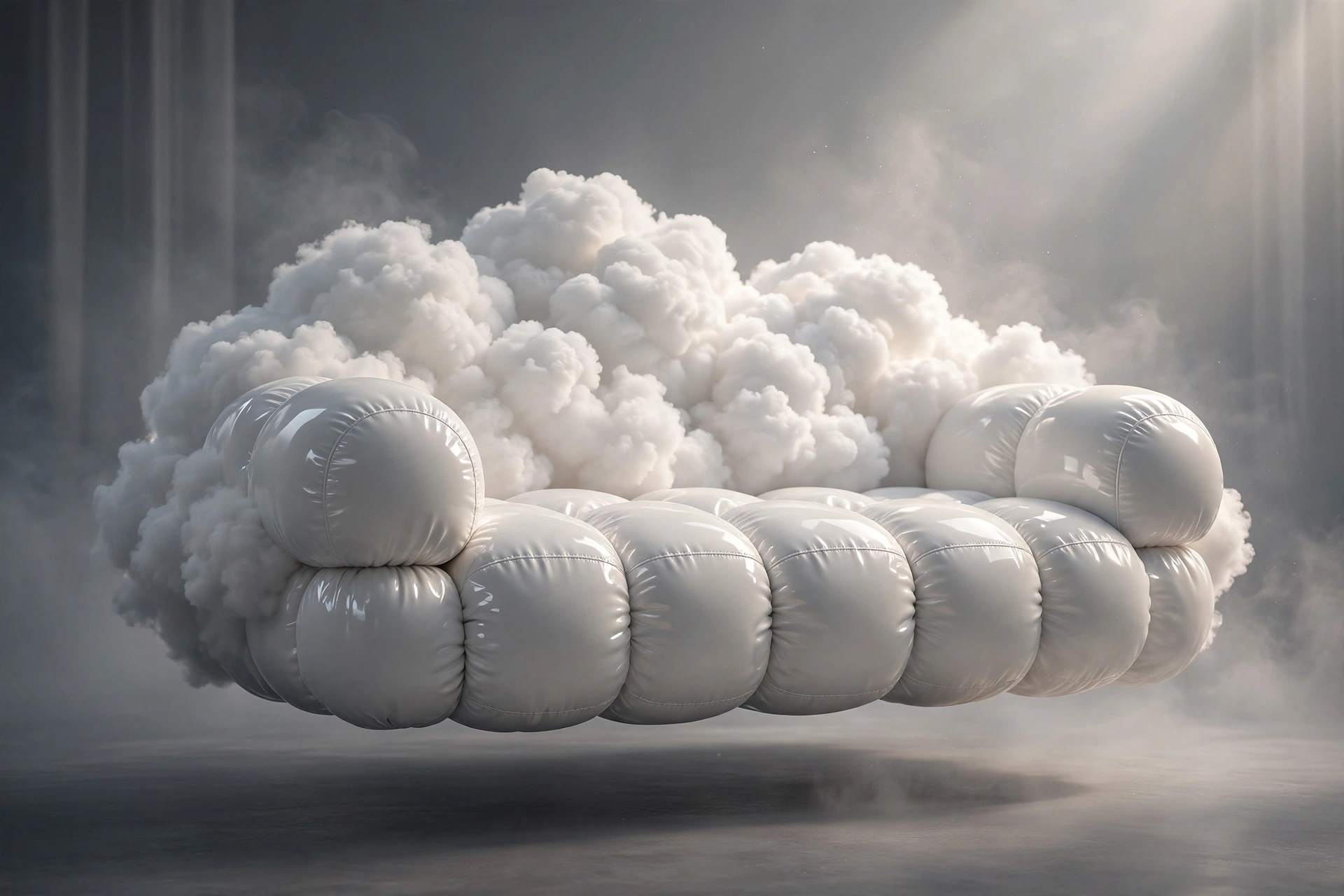 Glossy Cloud Sofa