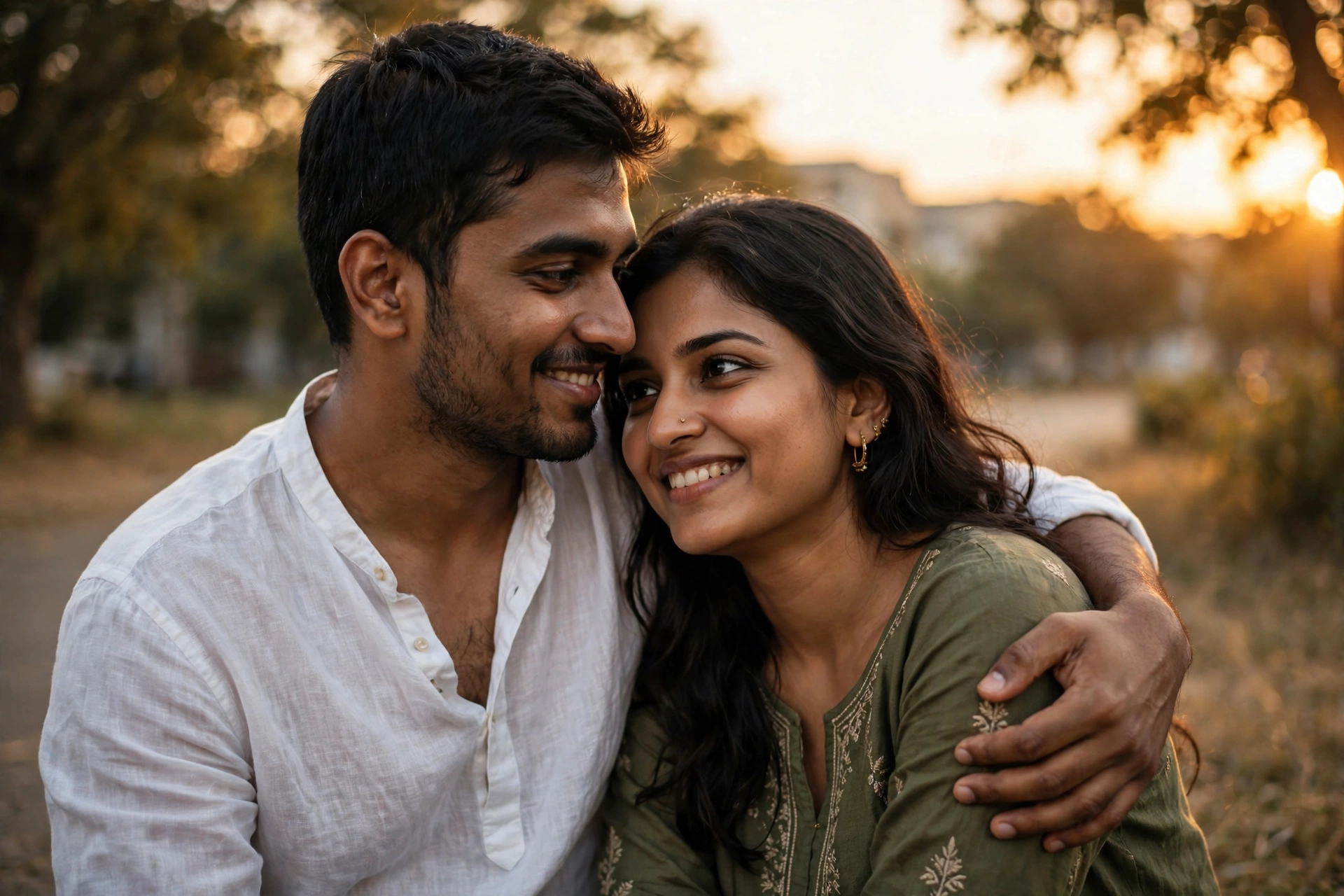 Golden Hour Couple Portrait