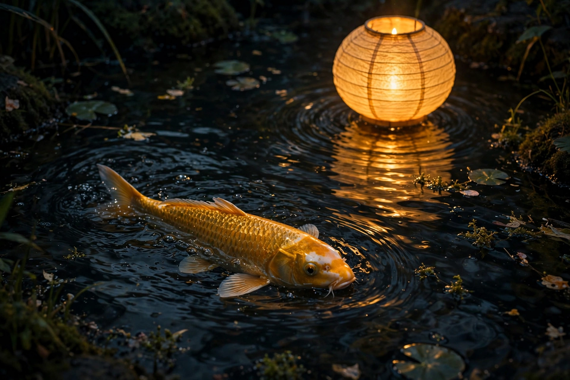 Golden Koi Pond