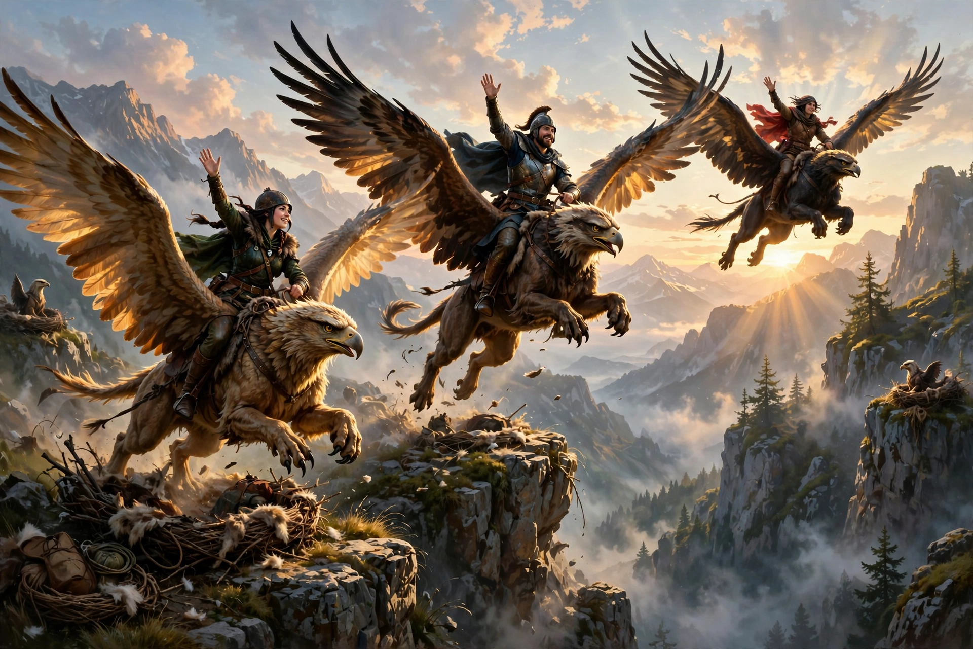 Griffin Aerie Dawn
