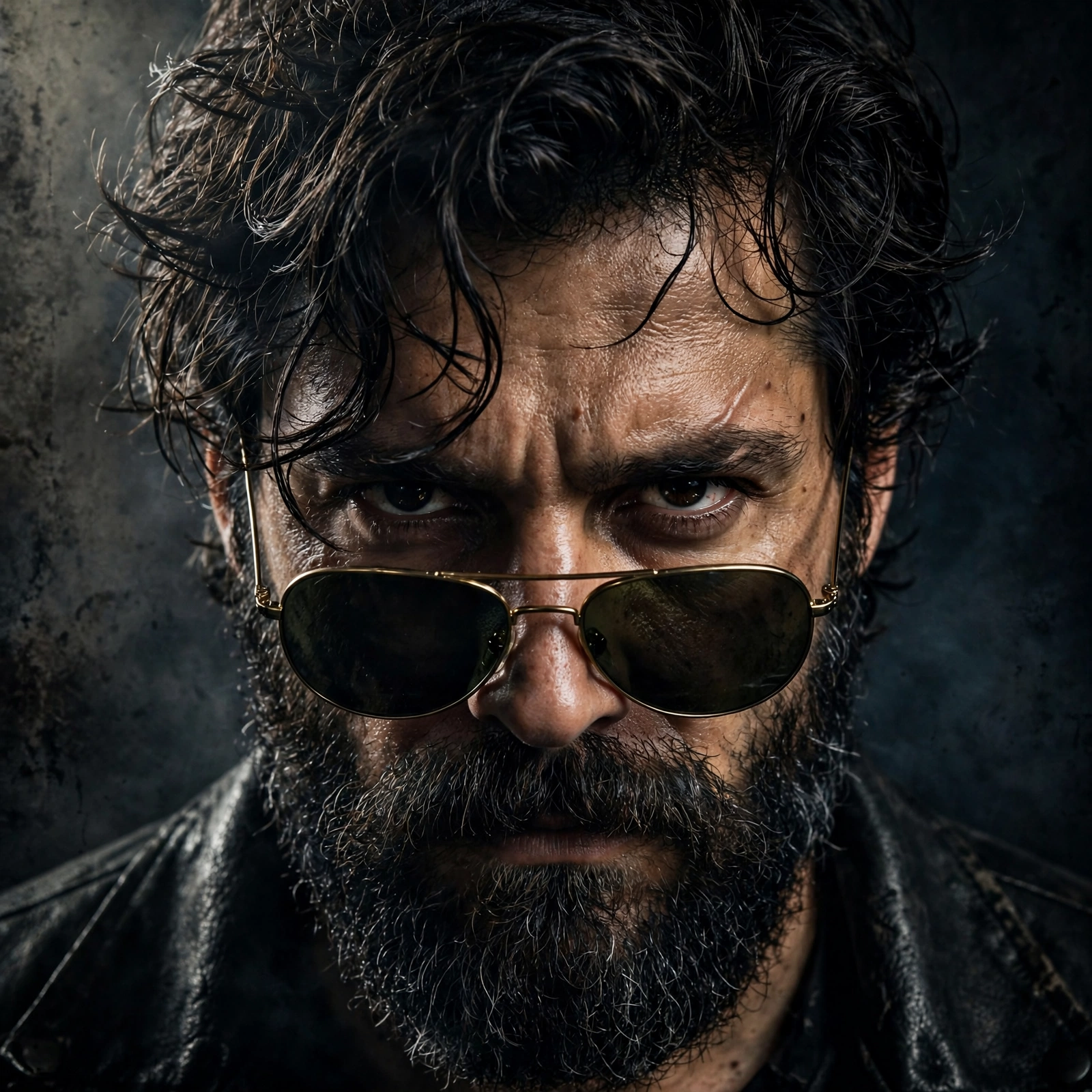 Gritty Rebellious Portrait