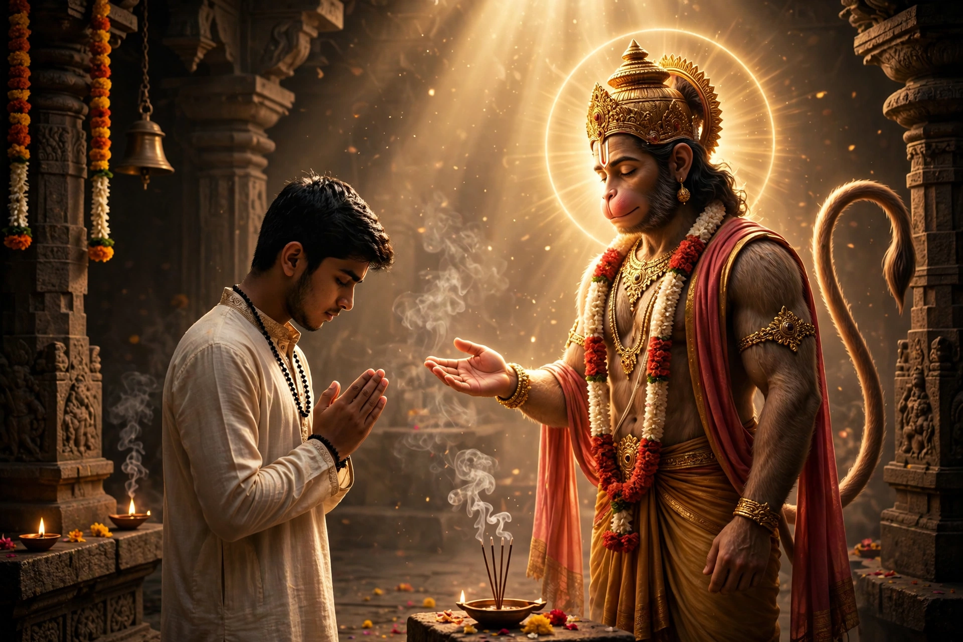 Hanuman Blessing Portrait