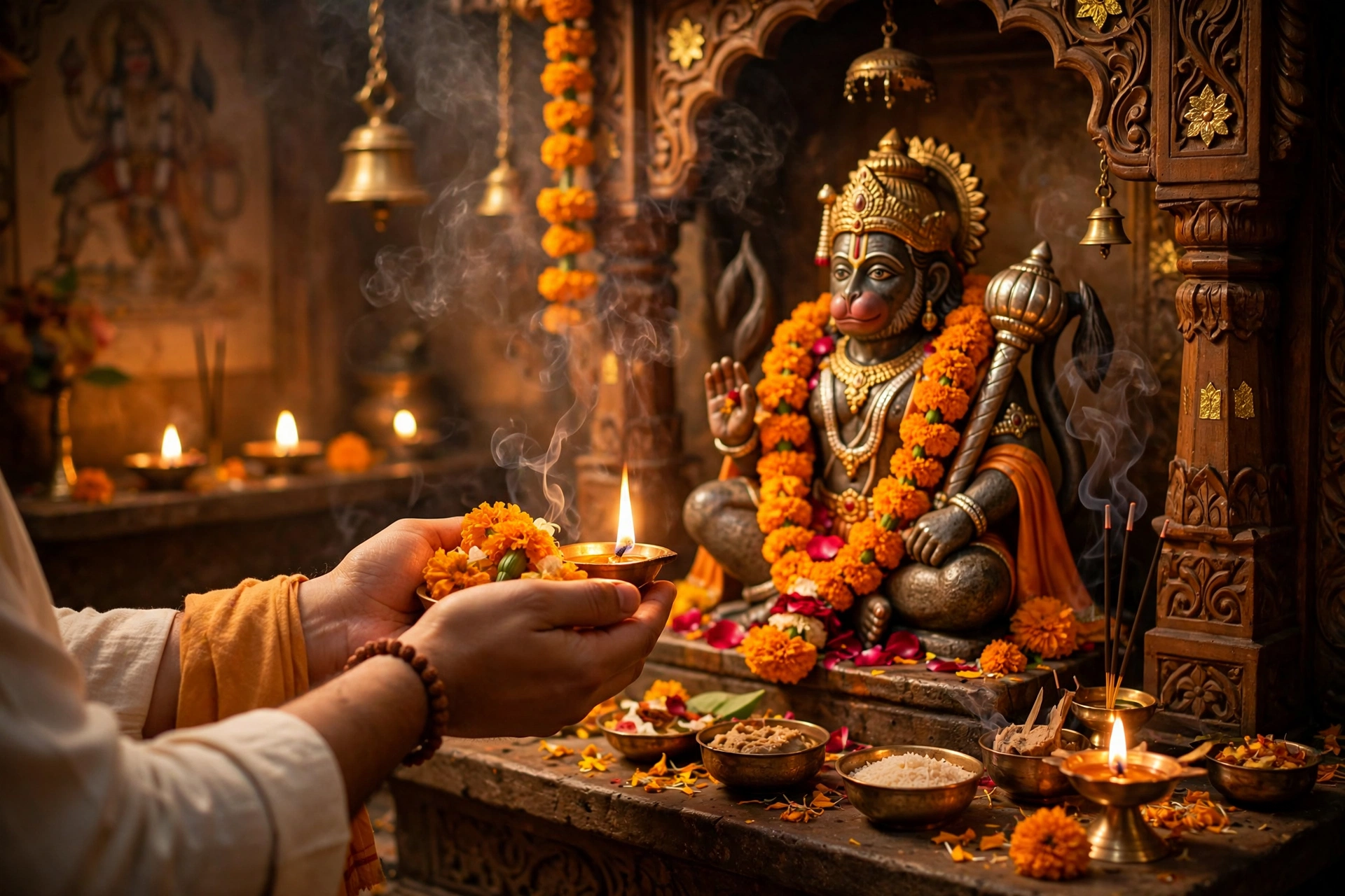 Hanuman Devotion Photo