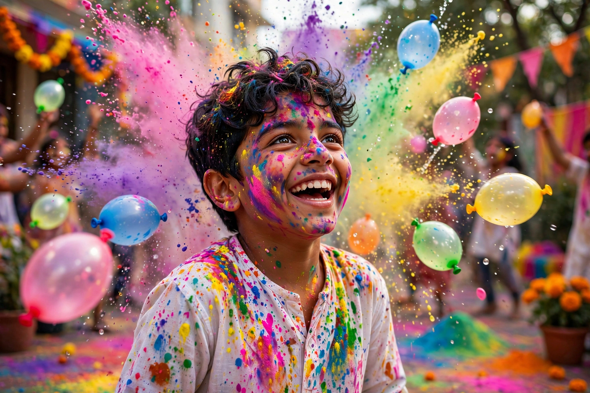 Holi Party Boy