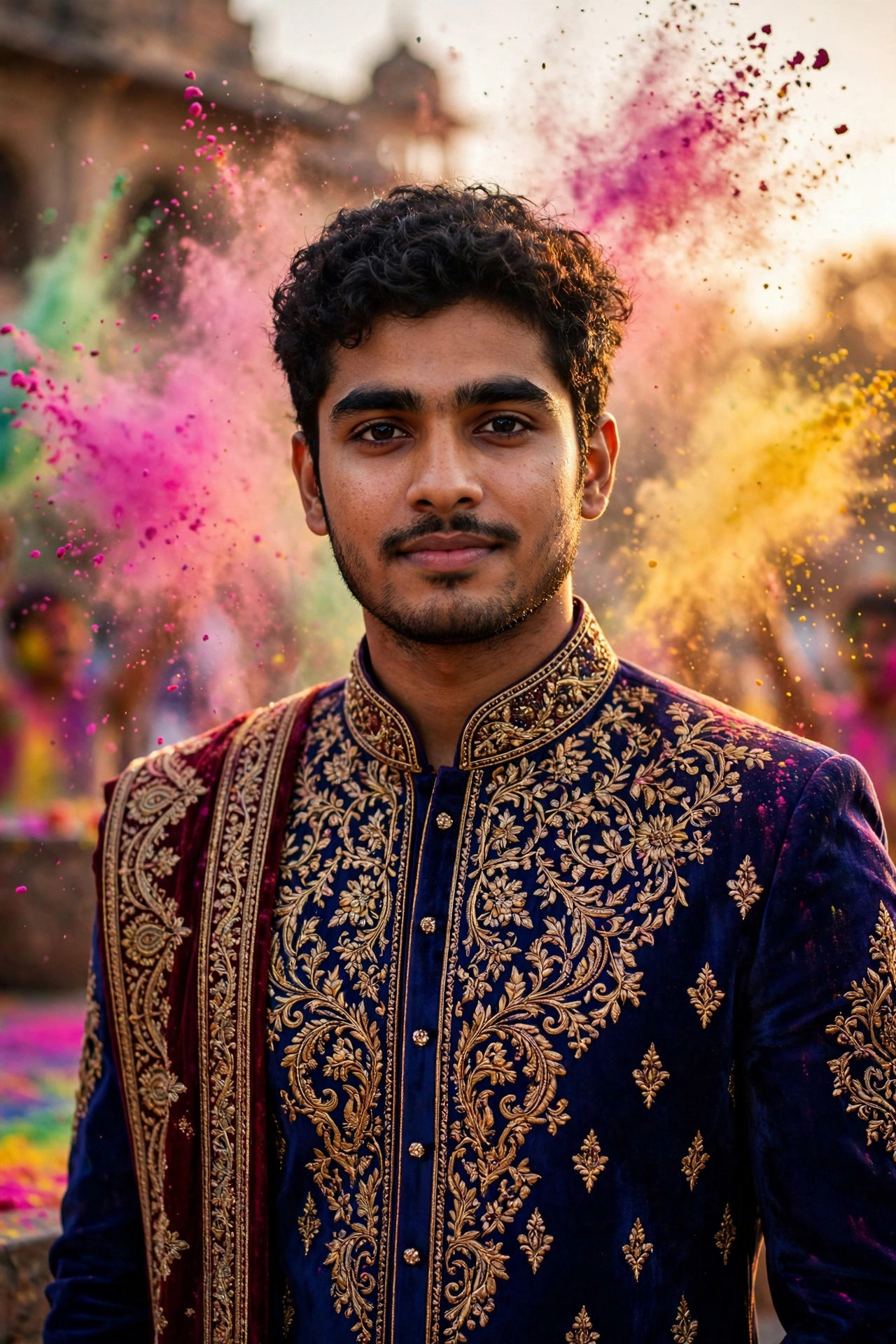 Holi Royal Portrait For Boys
