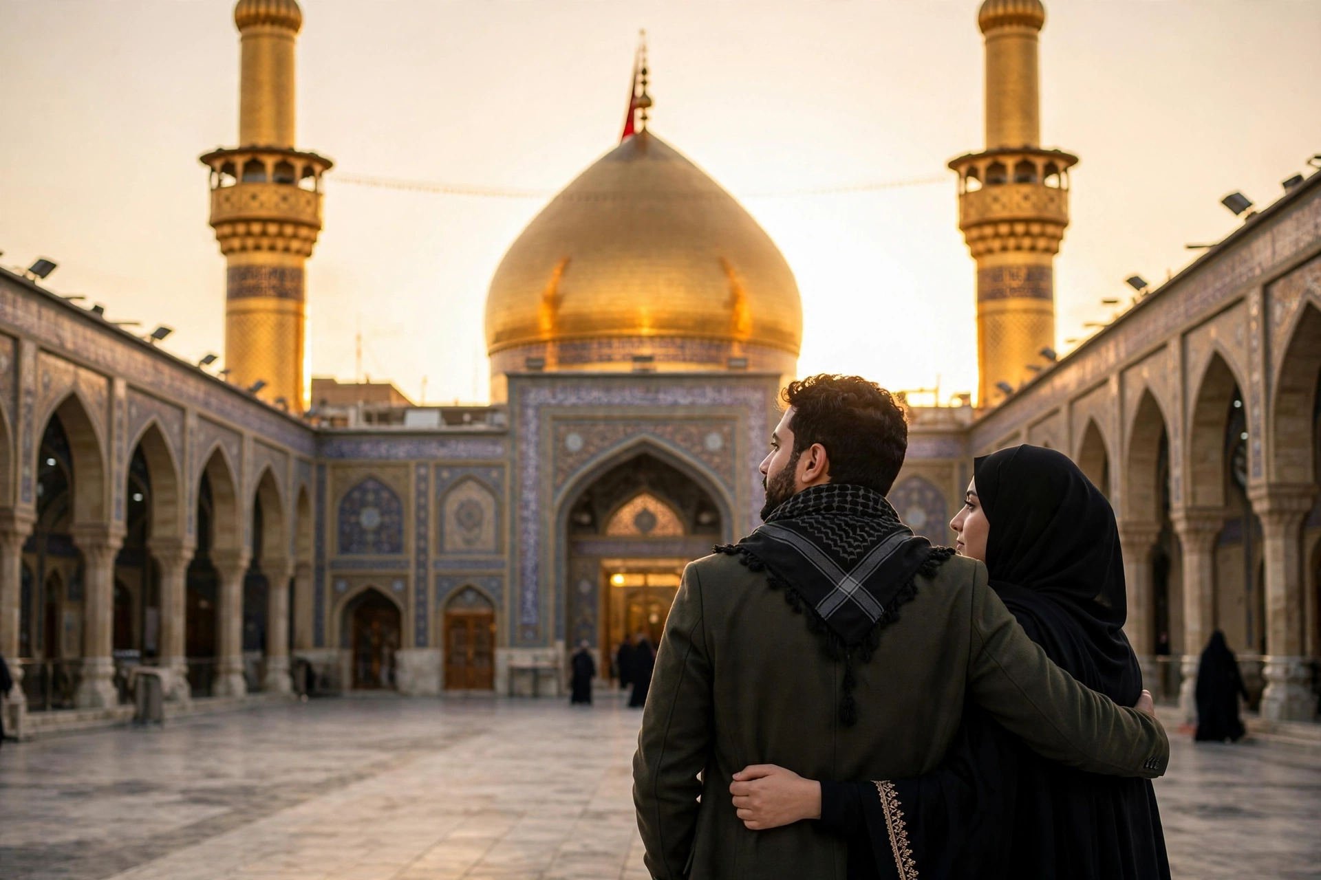 Imam Hussain Shrine Couple