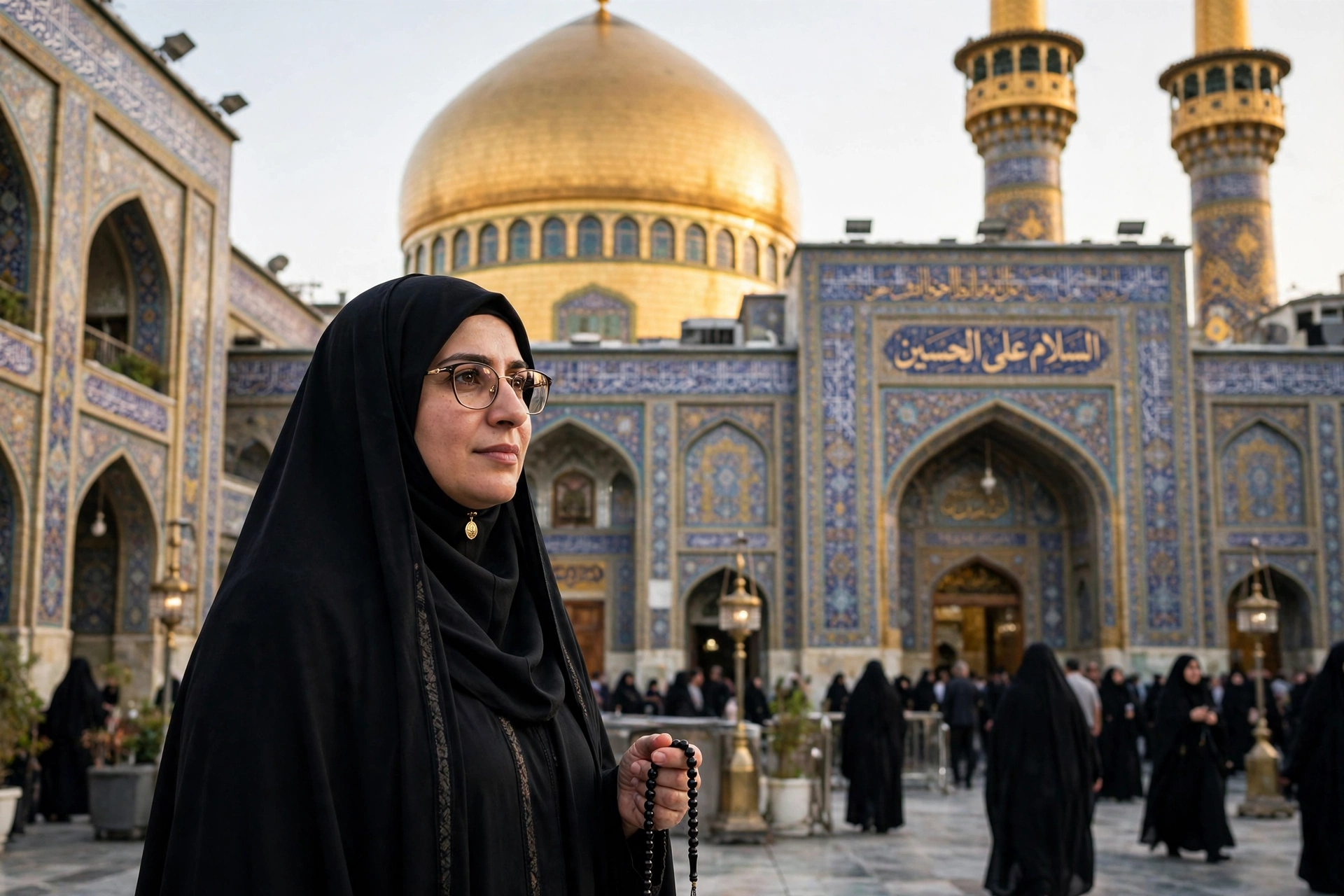Imam Hussain Shrine Woman