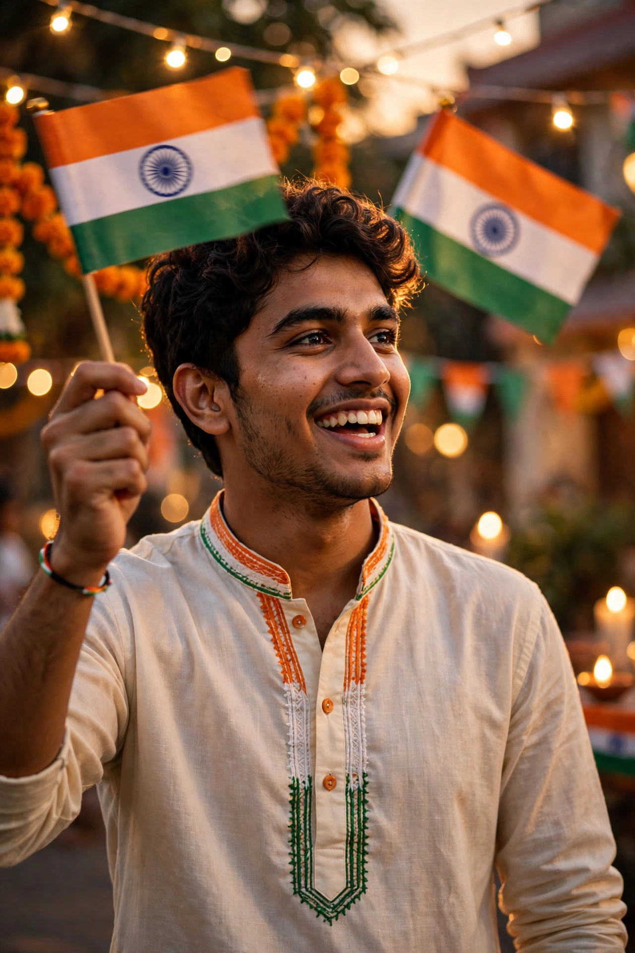 Independence Day Harish Traditional Outfit Prompt