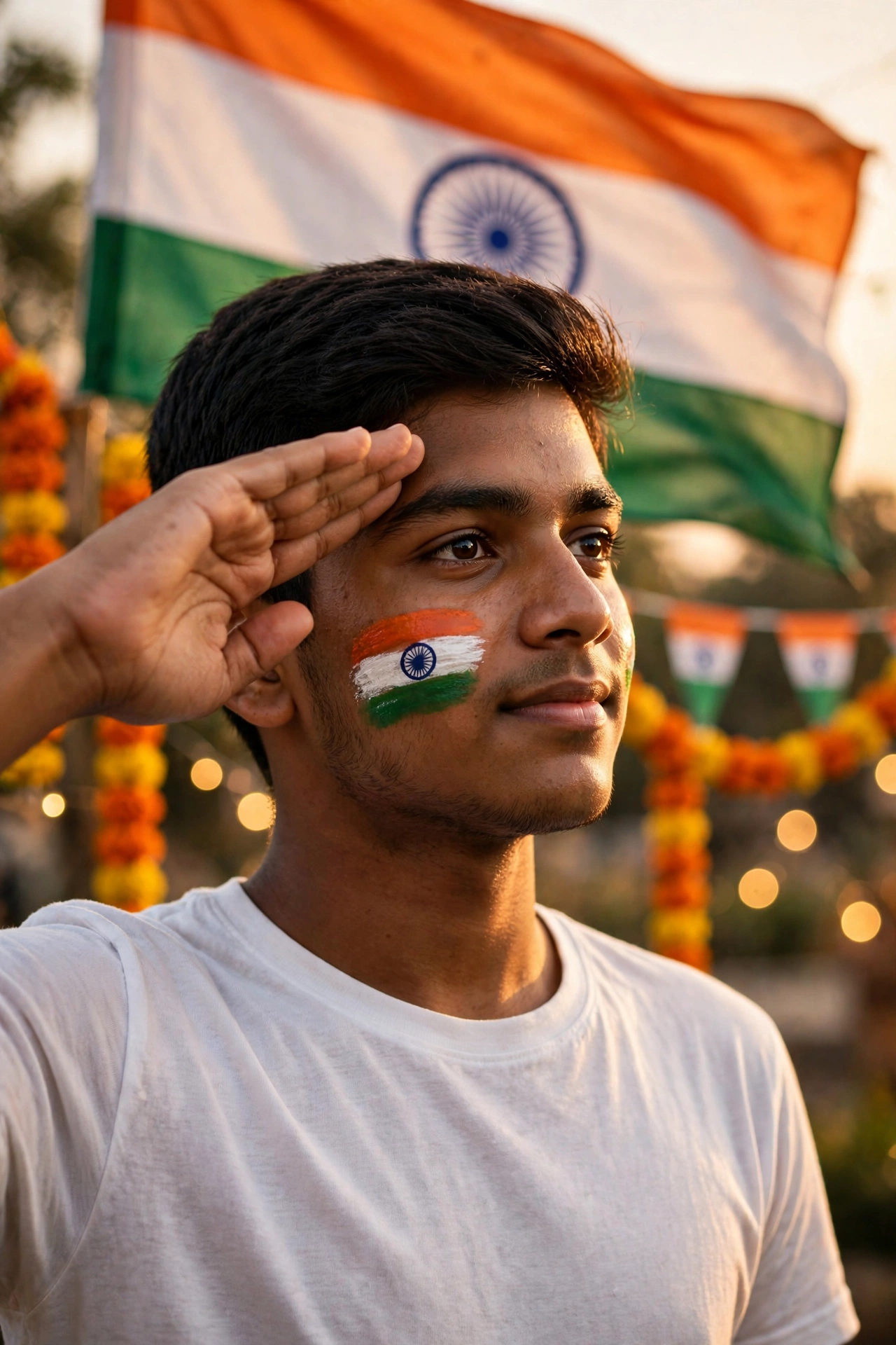 Independence Day Salute Portrait