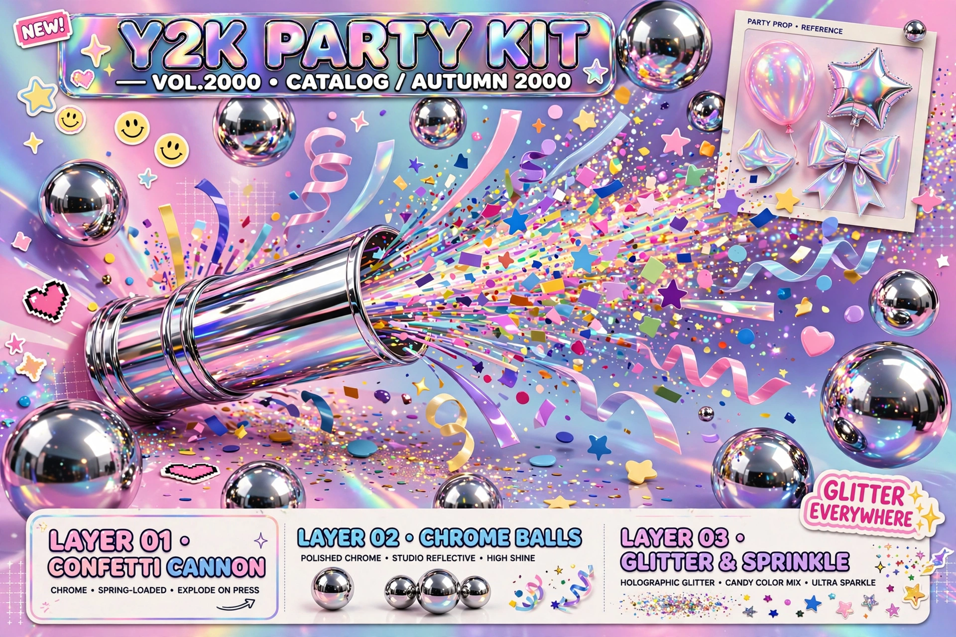 Iridescent Bubble Pop