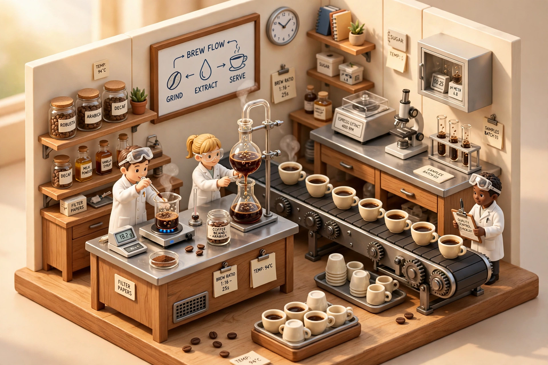 Isometric Coffee Lab