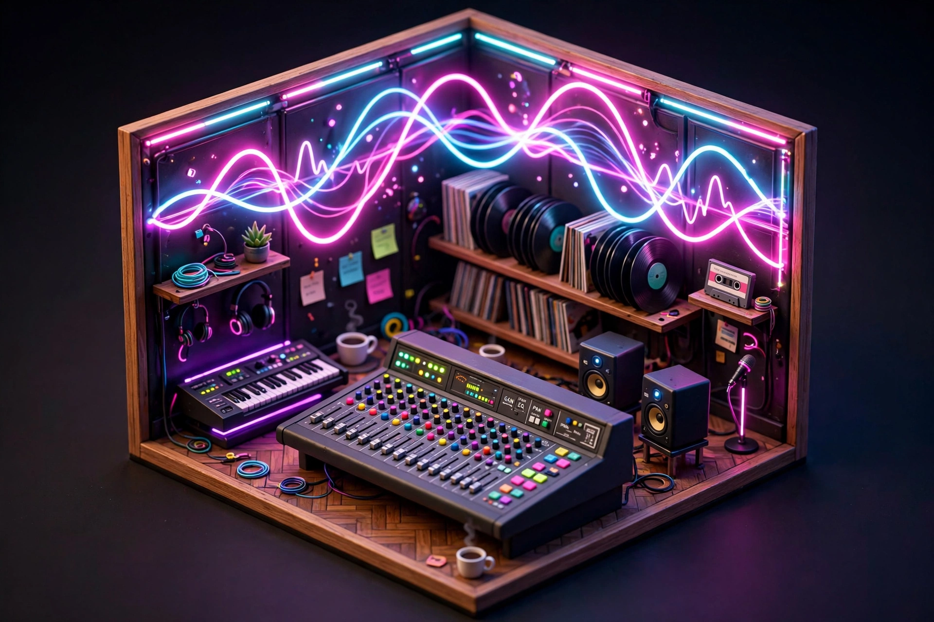 Isometric Music Studio