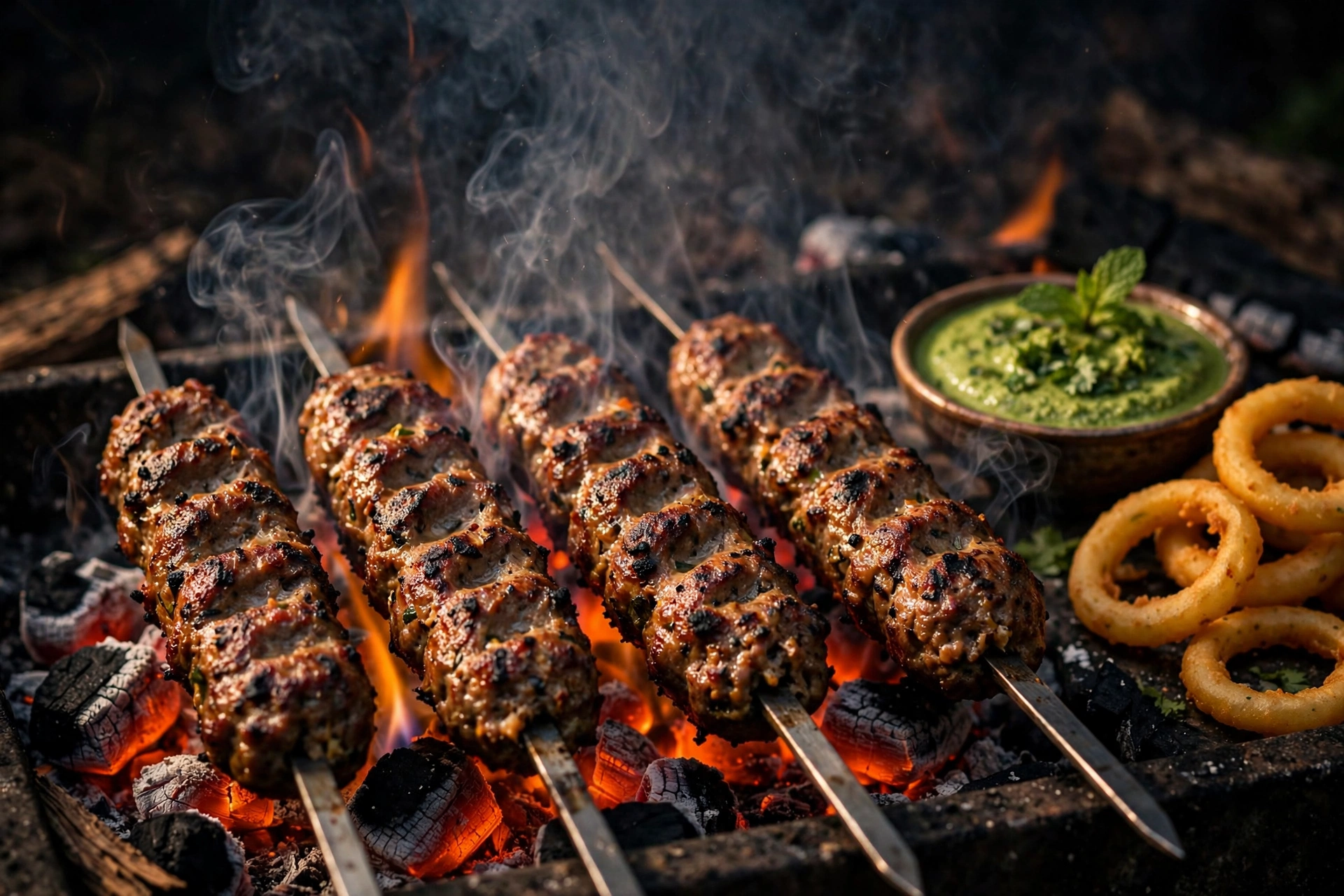Kebab Grill Smoke