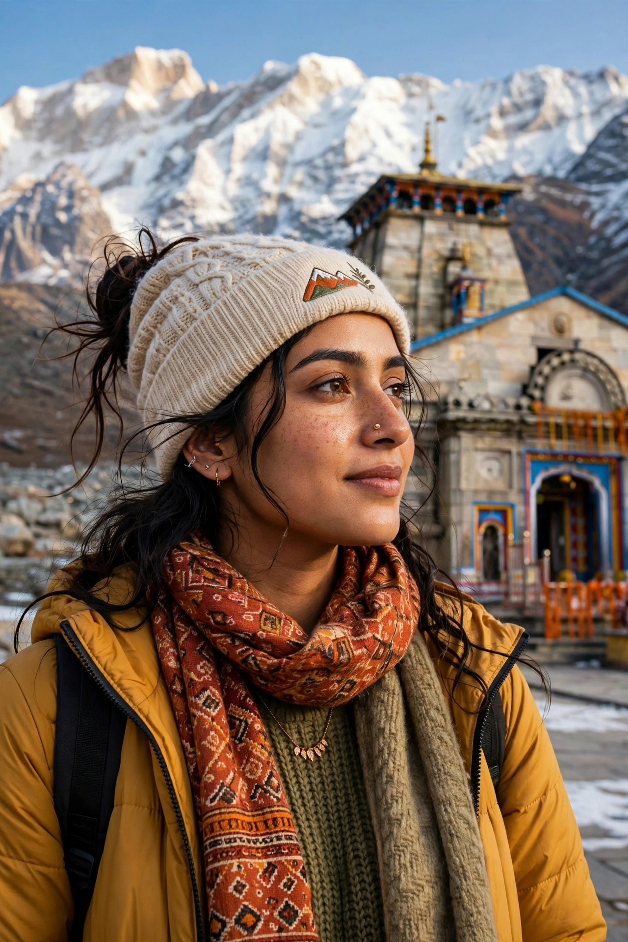 Kedarnath Trip Girl Photoshoot Prompt