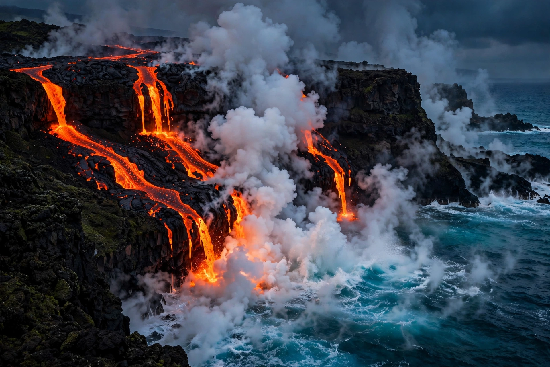 Lava Meets Ocean