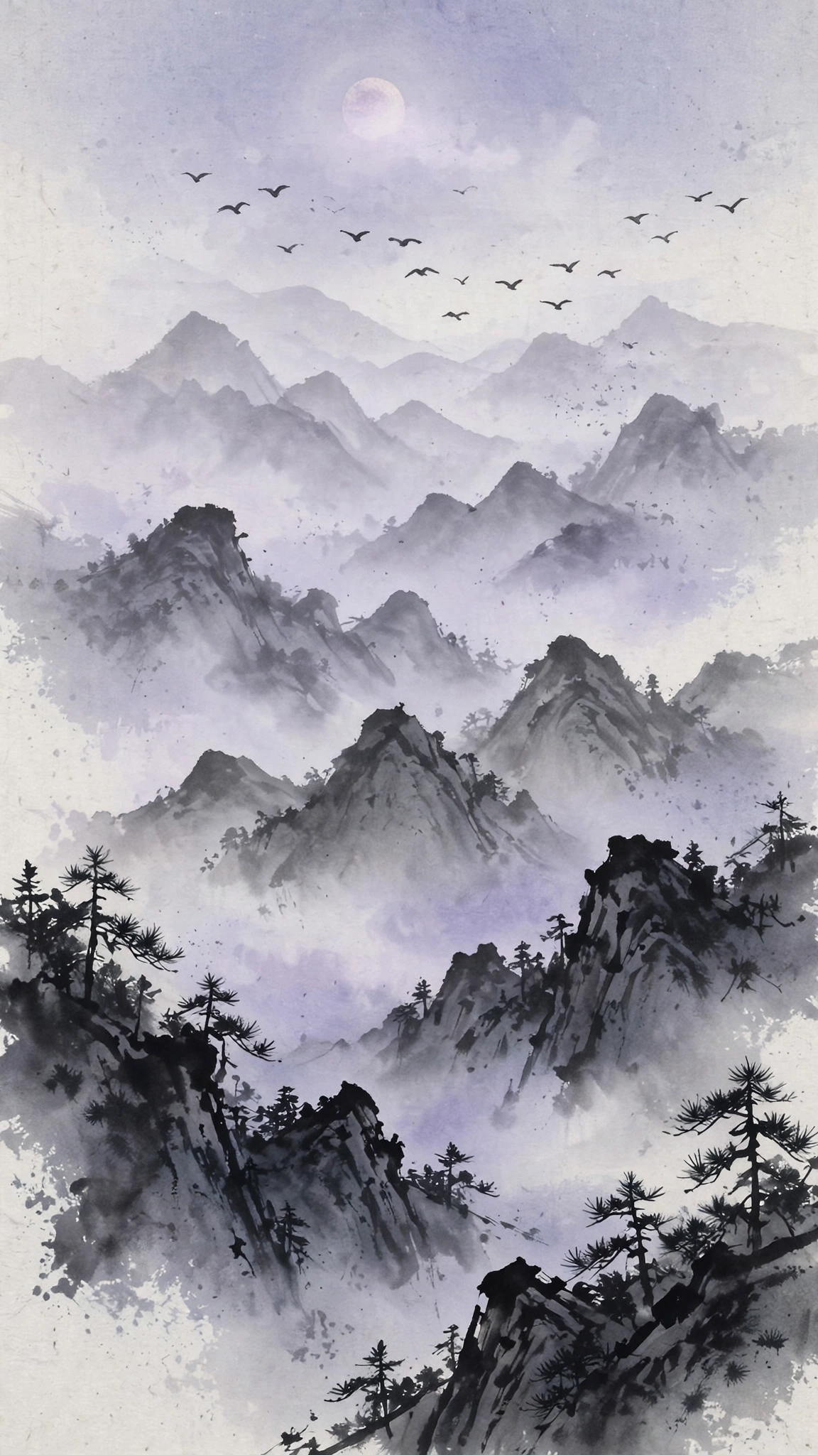 Lavender Mist Peaks