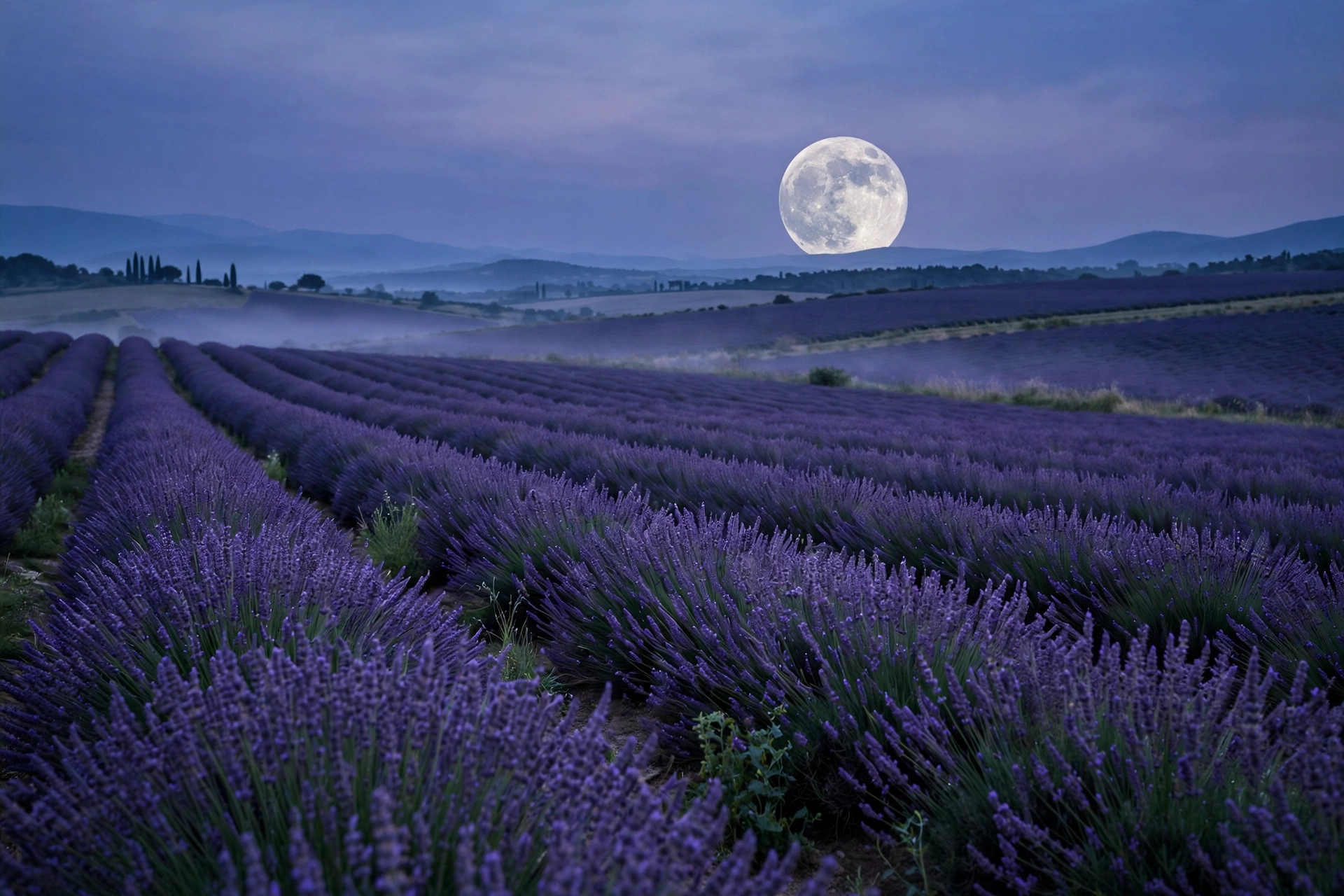 Lavender Moonrise