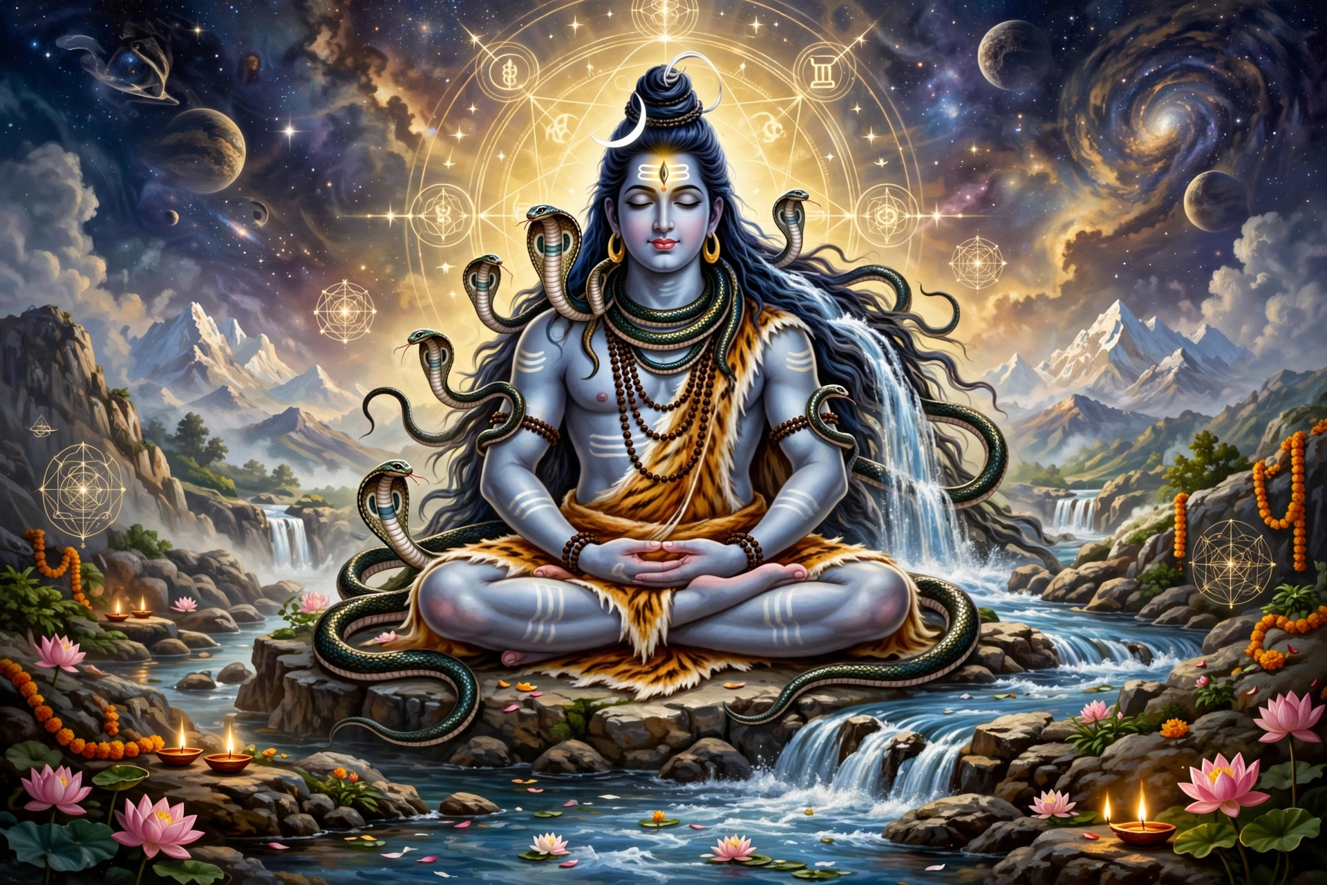Lord Shiva Woman Art
