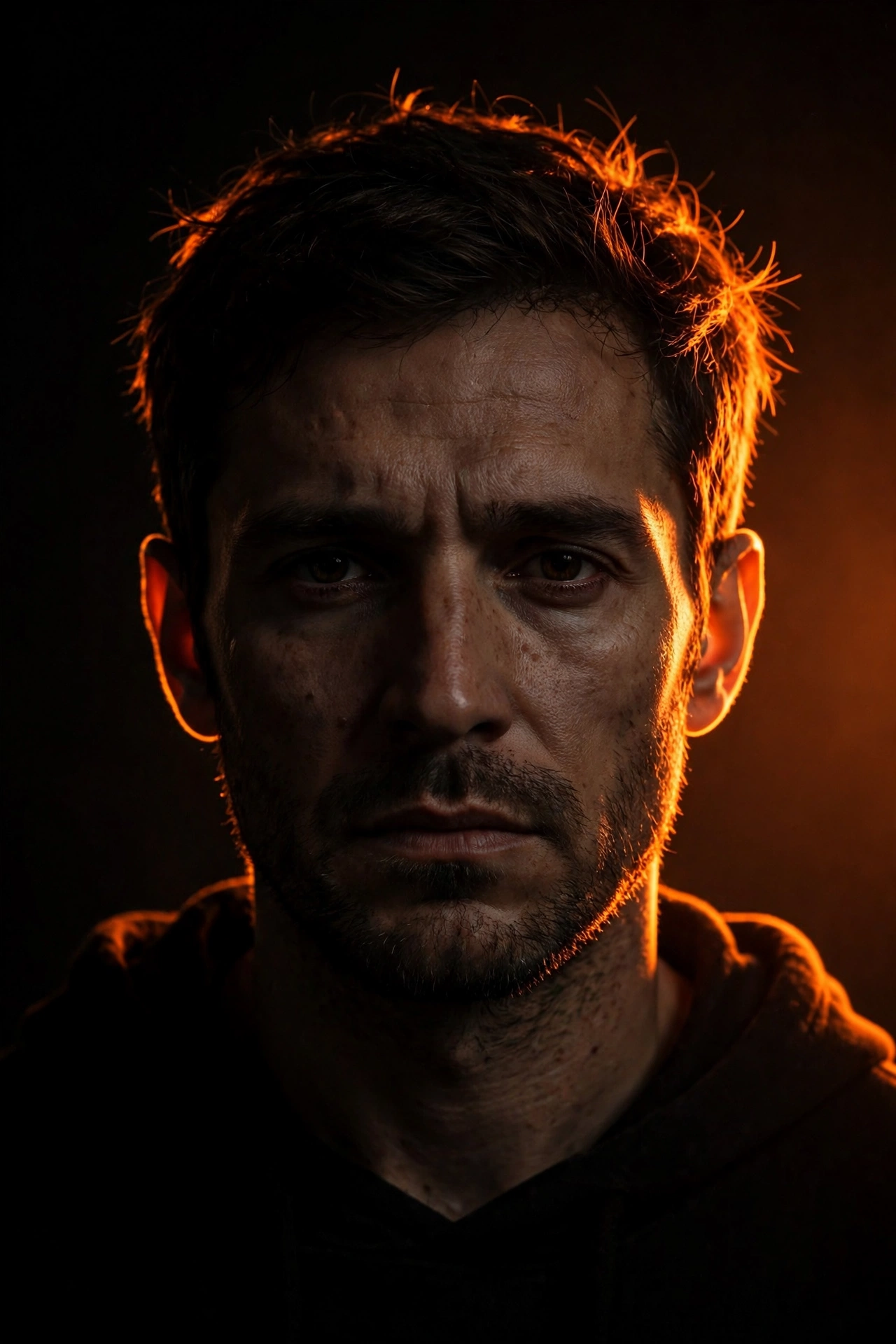Low Key Cinematic Portrait