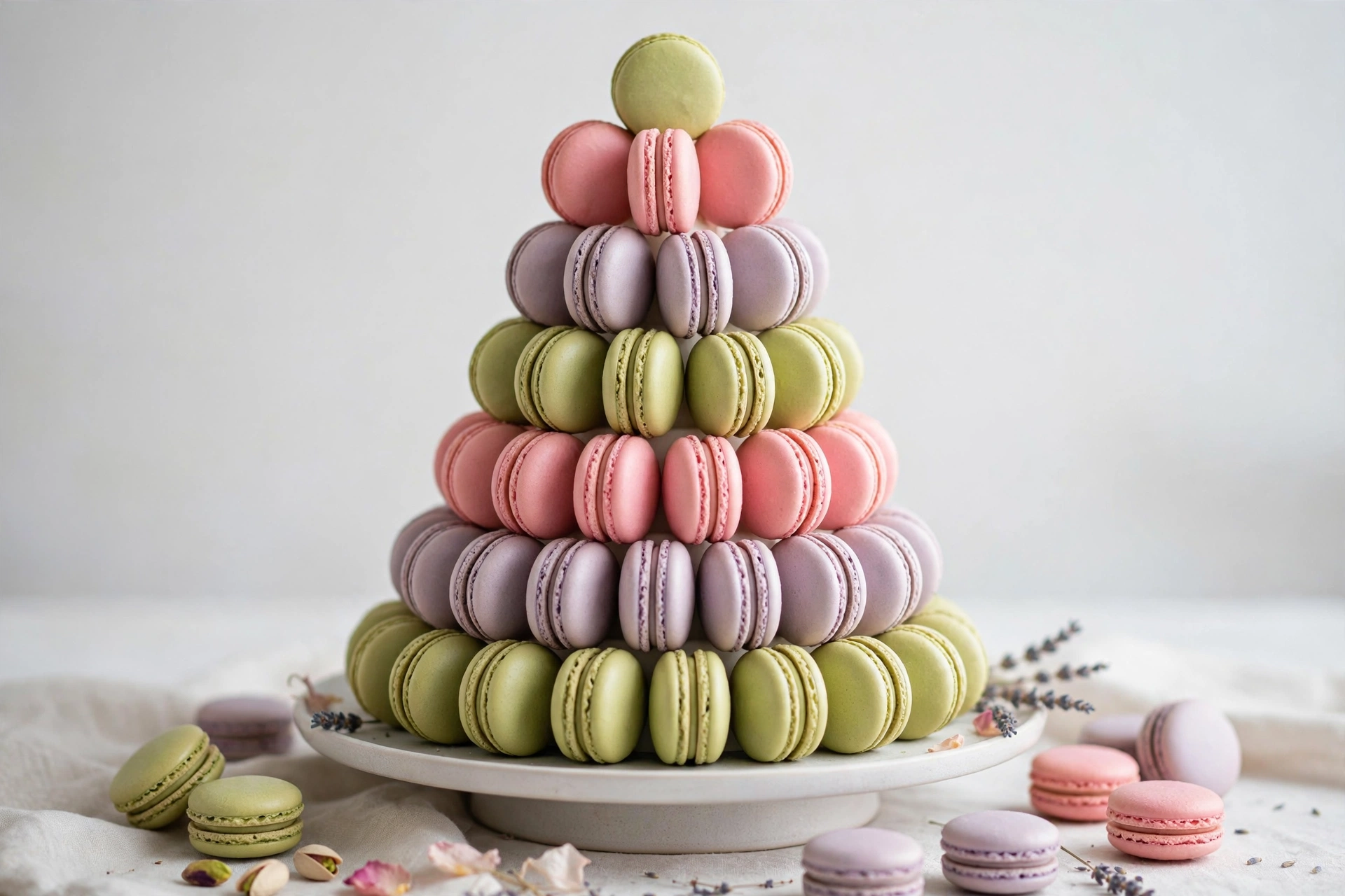 Macaron Pastel Tower