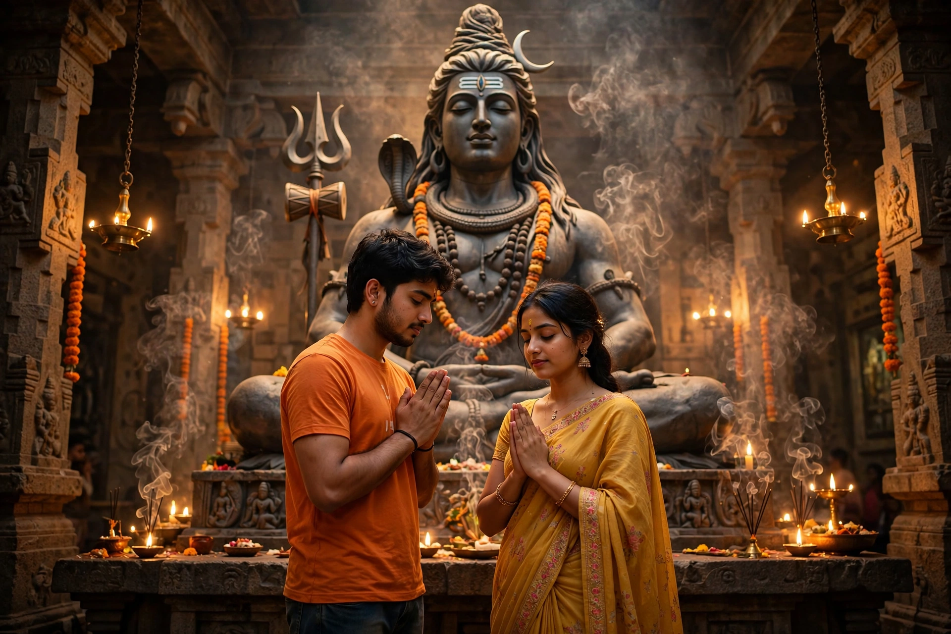 Mahadev Devotee Couple