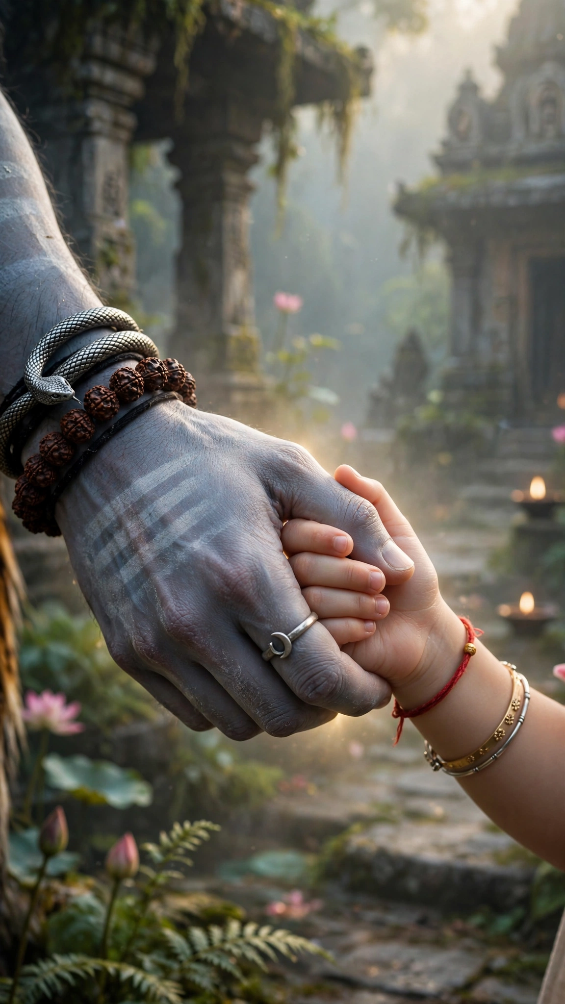 Mahadev Hand Holding Portrait