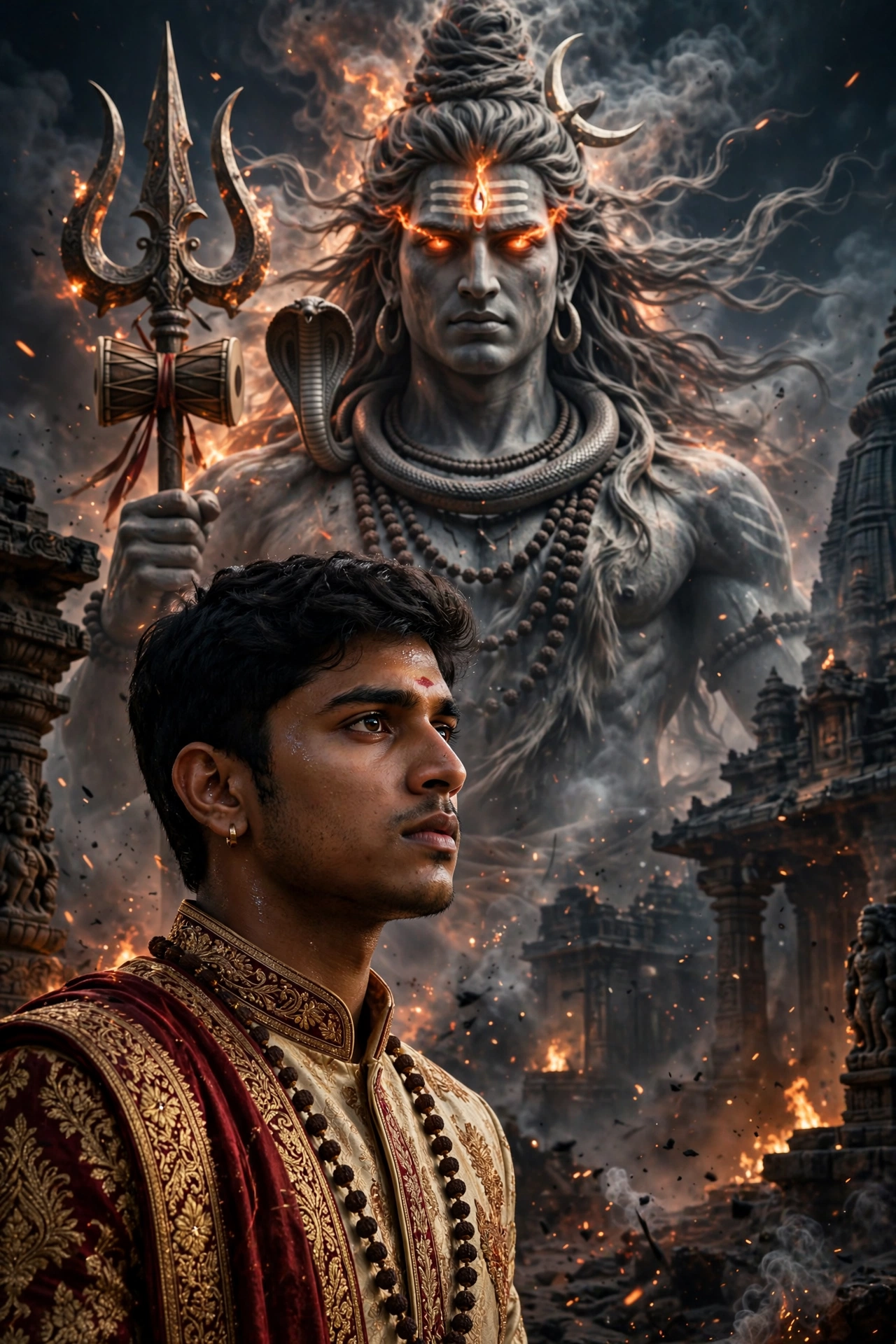 Mahashivratri Divine Guardian Portrait Prompt