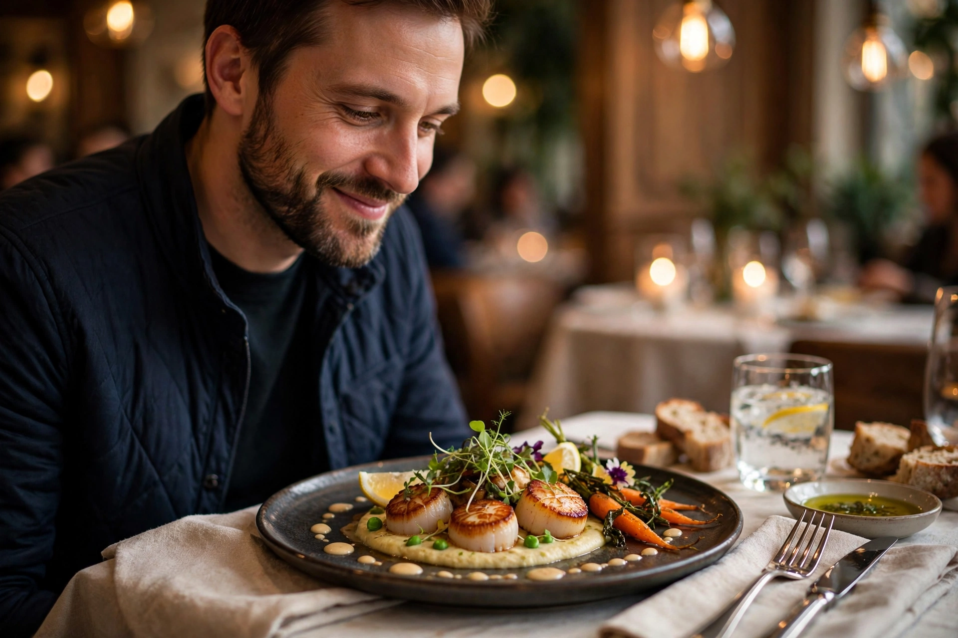 Man Food Photography
