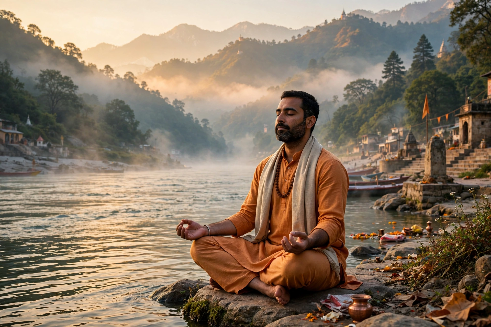 Man Yoga Meditation