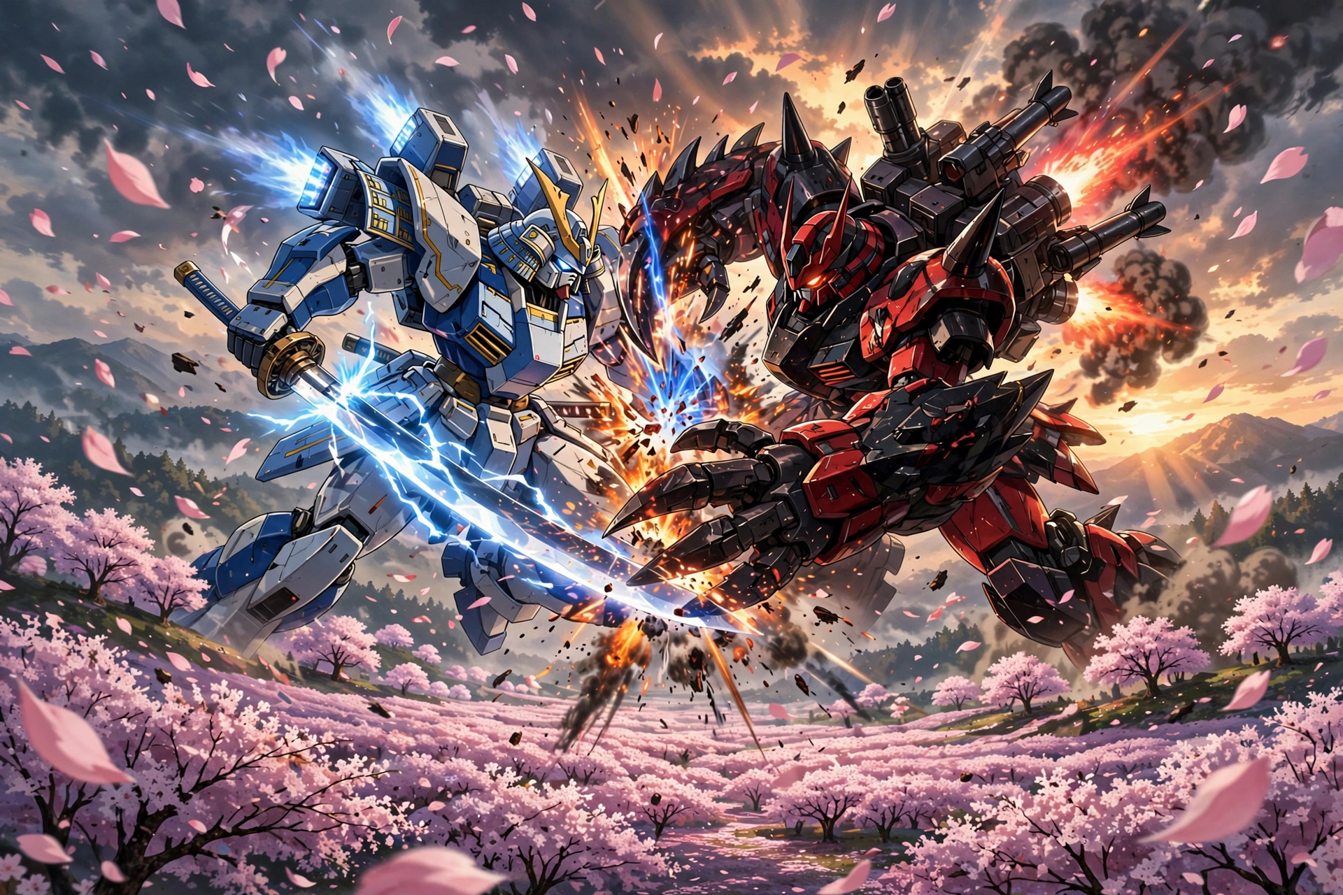 Mecha Blossom Clash