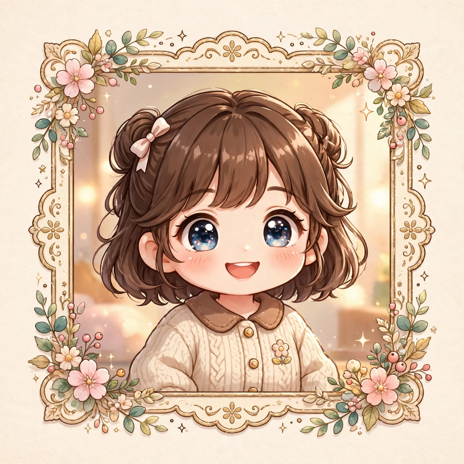 Mini Chibi Cartoon Frame
