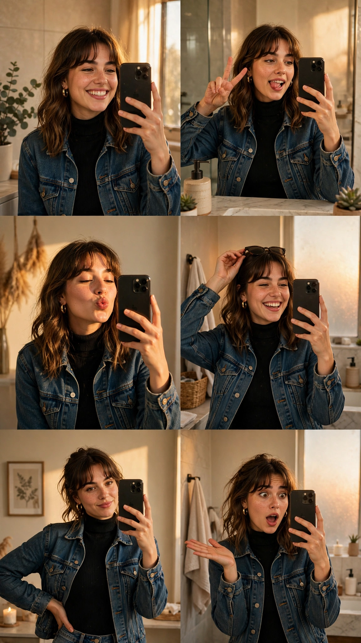 Mirror Selfie Collage