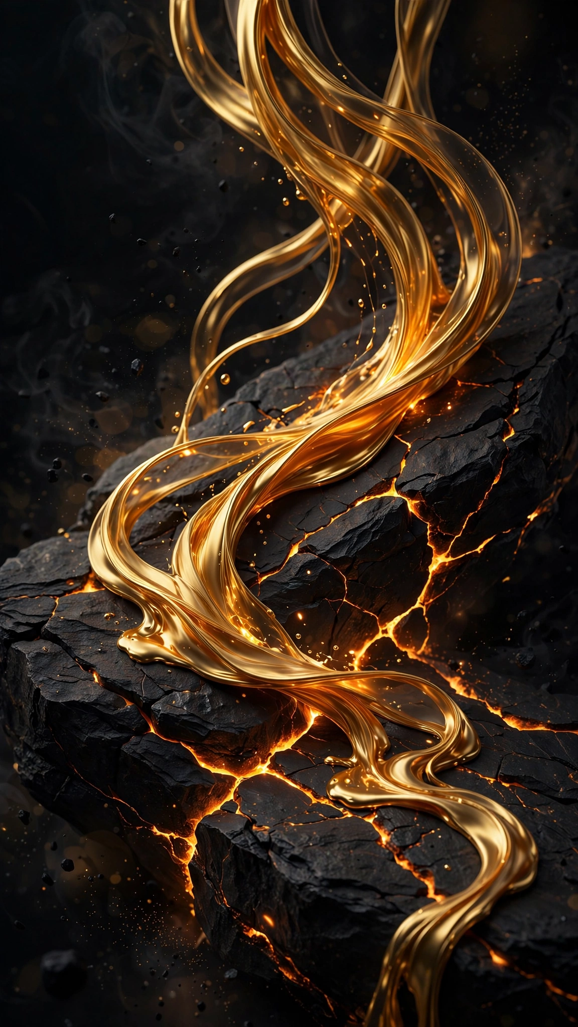 Molten Gold Flow